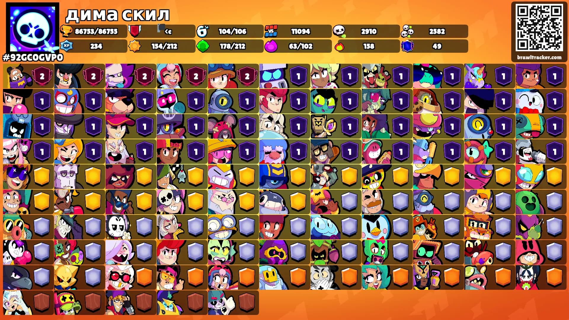 дима скил's Ranks
