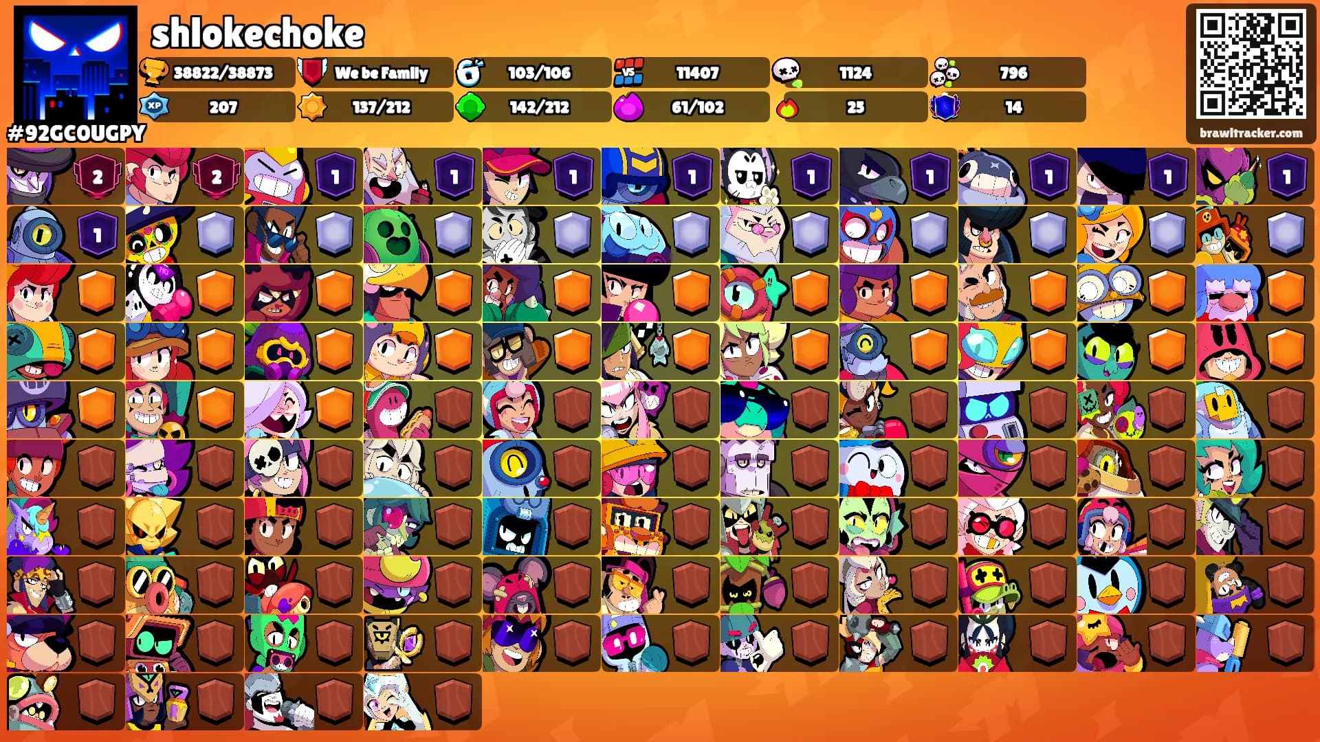 shlokechoke's Ranks