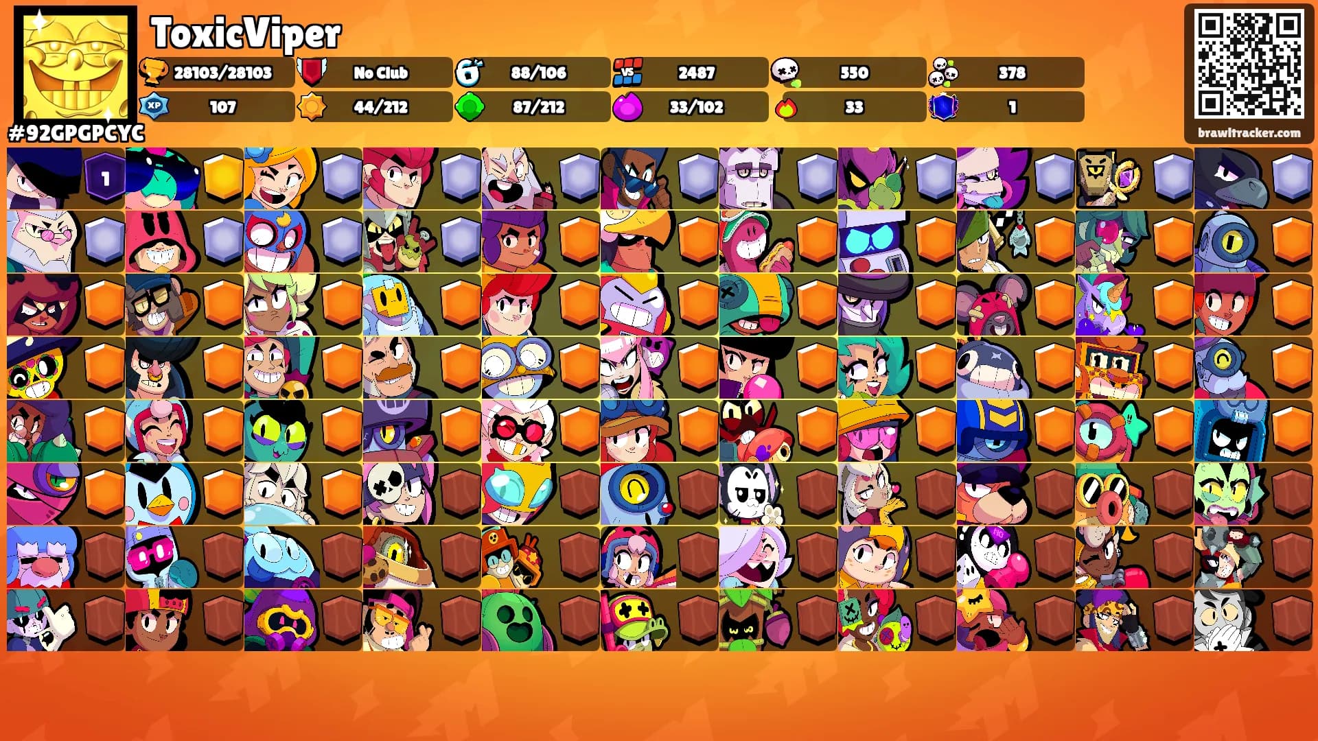 ToxicViper's Ranks