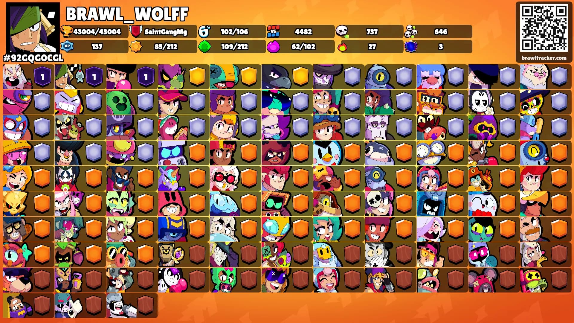 BRAWL_WOLFF's Ranks
