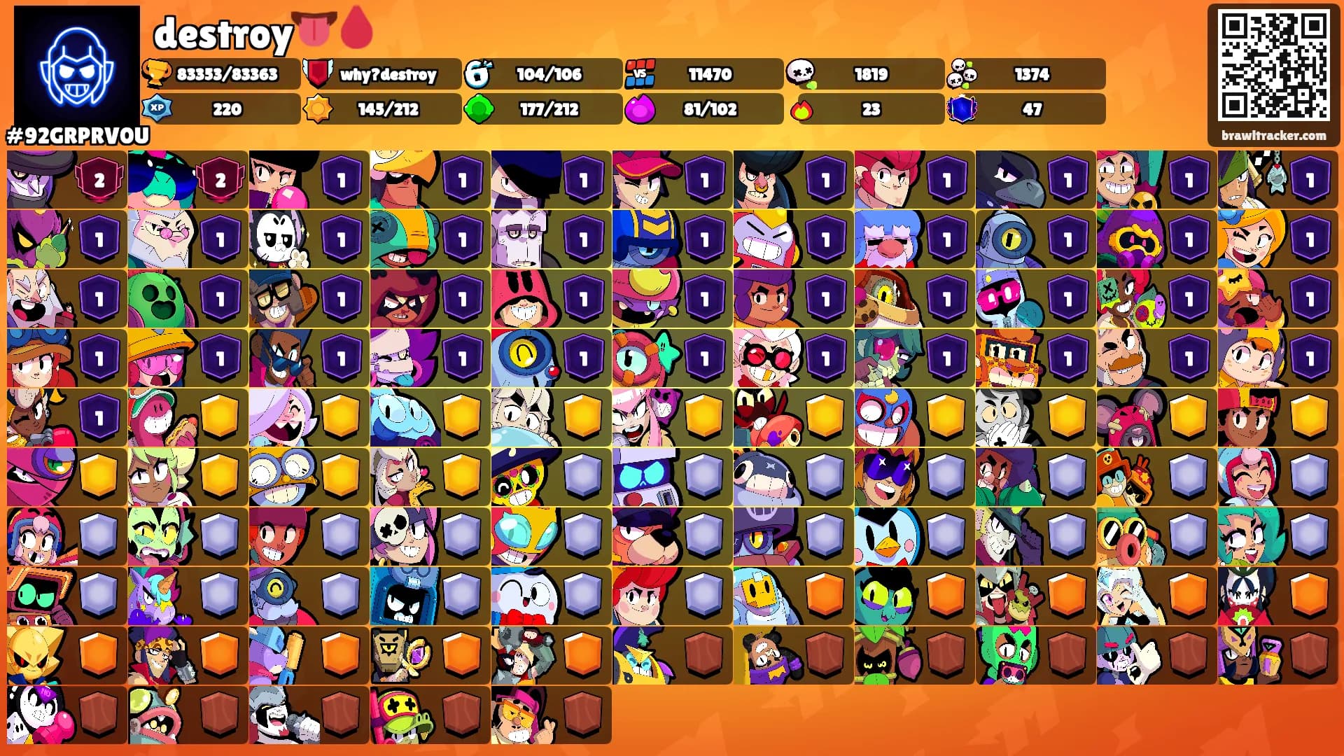 destroy👅🩸's Ranks