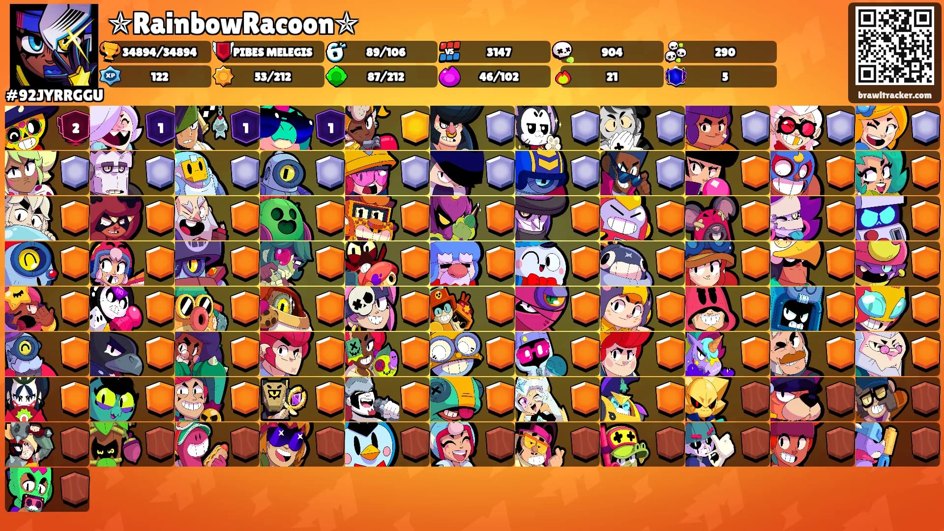 ✯RainbowRacoon✯'s Ranks