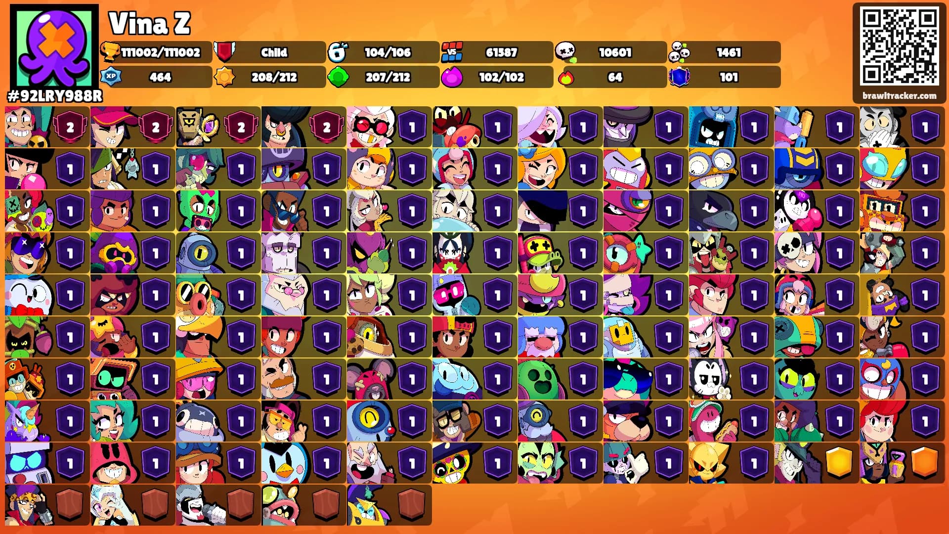 Vina Z's Ranks