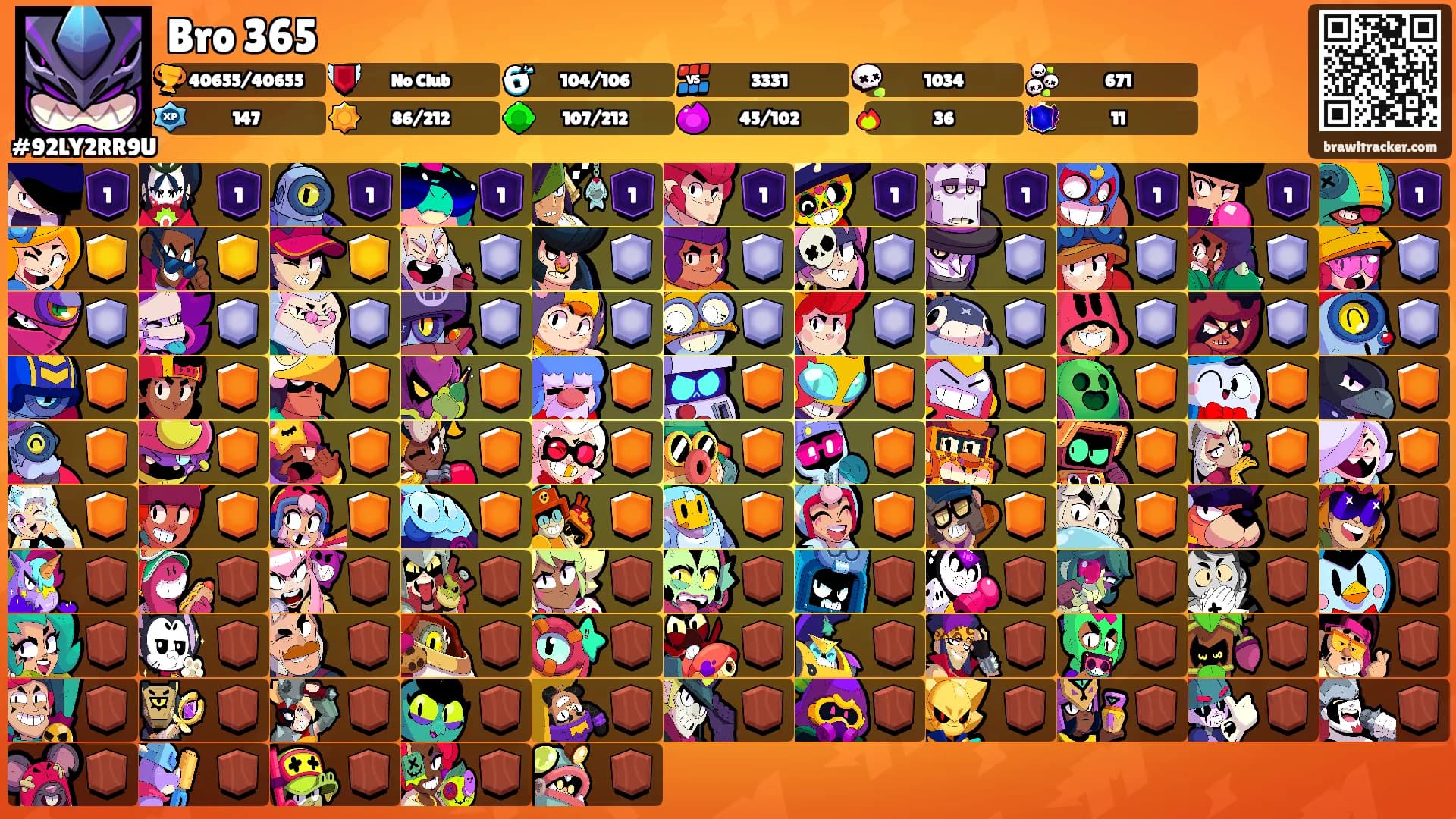 Bro 365's Ranks
