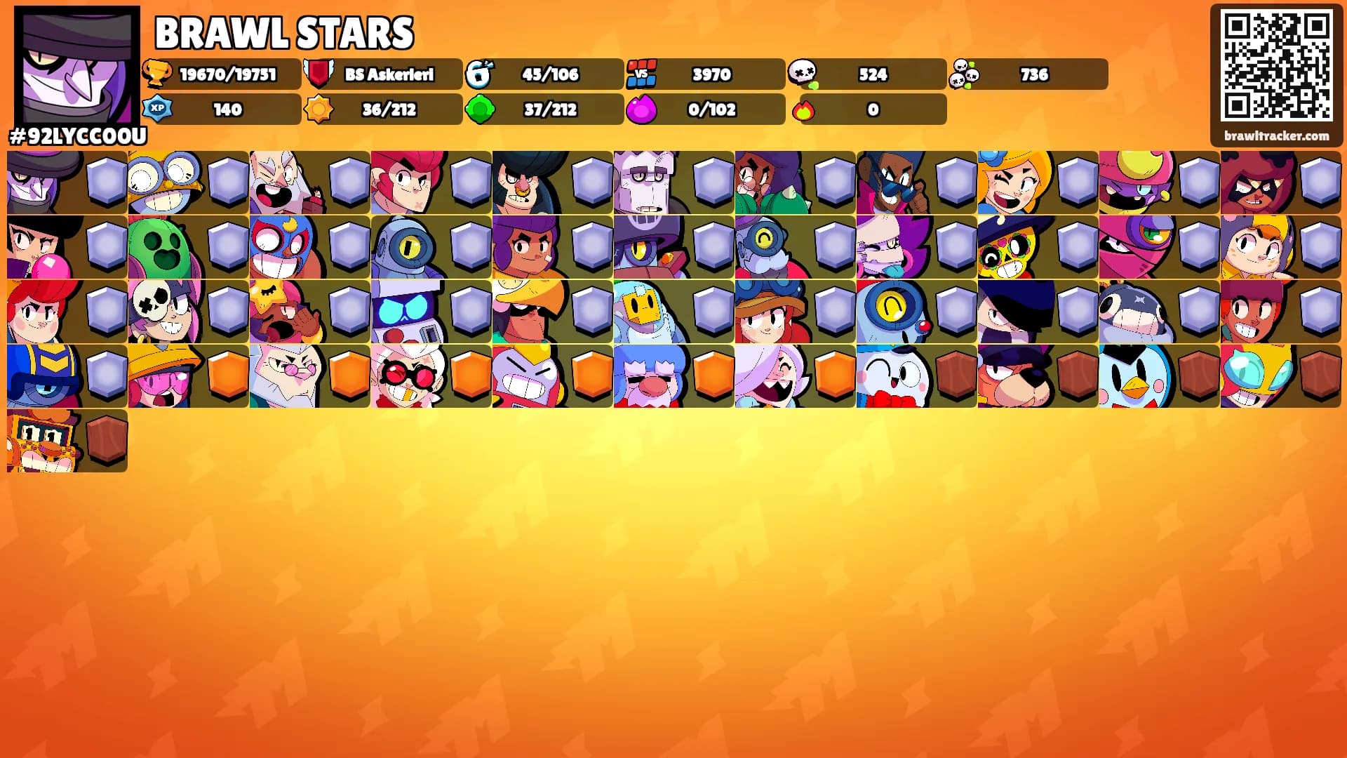 BRAWL STARS's Ranks