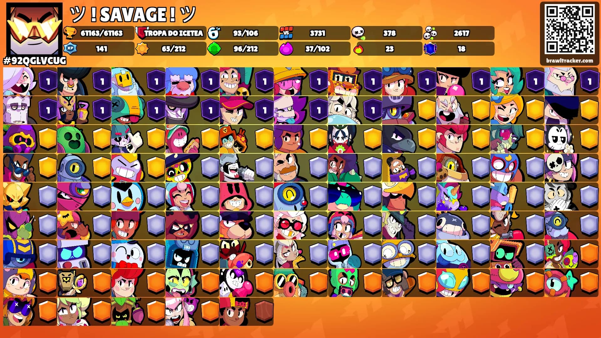 ツ ! SAVAGE ! ツ's Ranks
