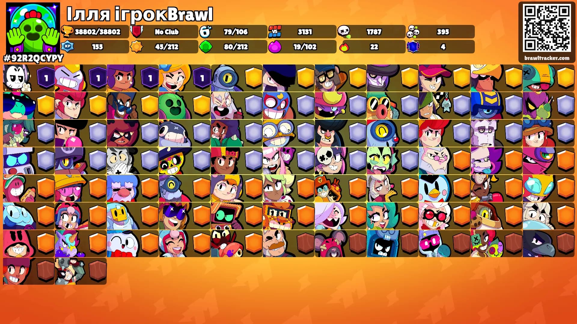 Ілля ігрокBrawl's Ranks