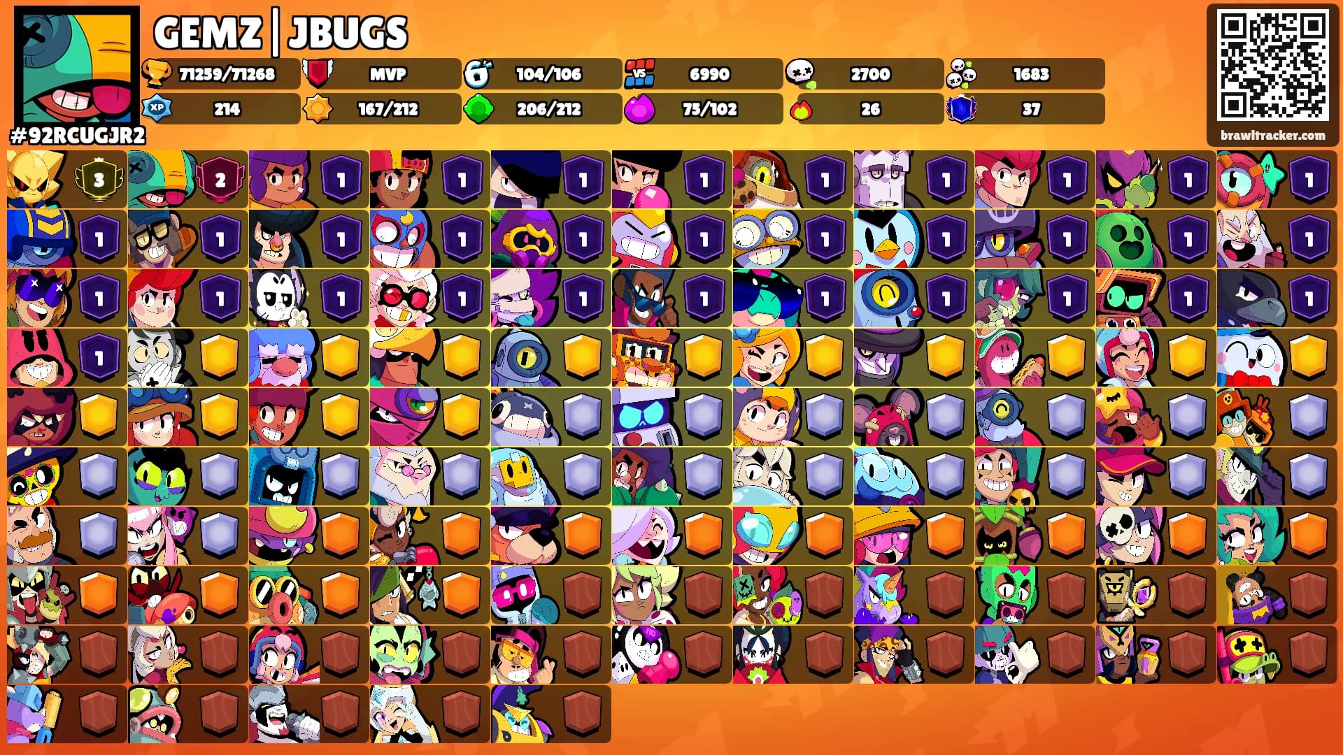 GEMZ|JBUGS's Ranks