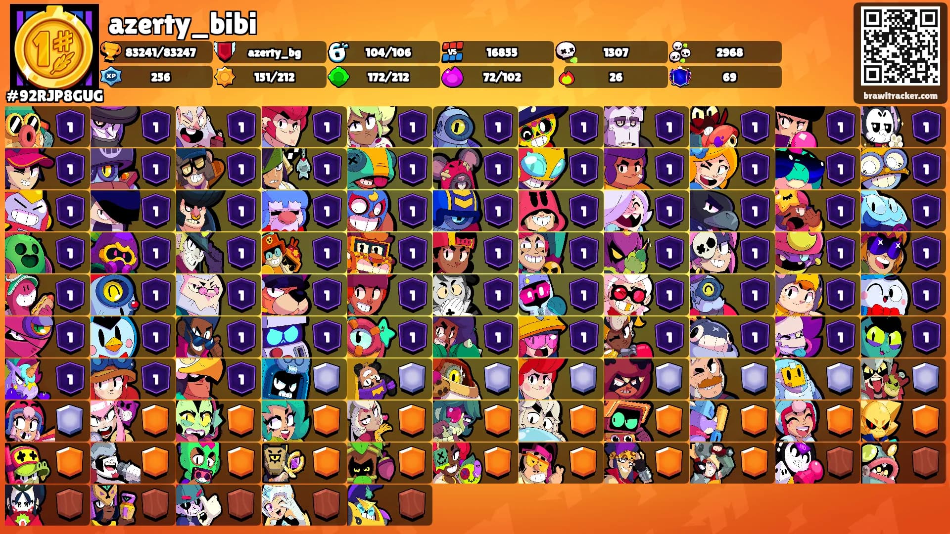 azerty_bibi's Ranks