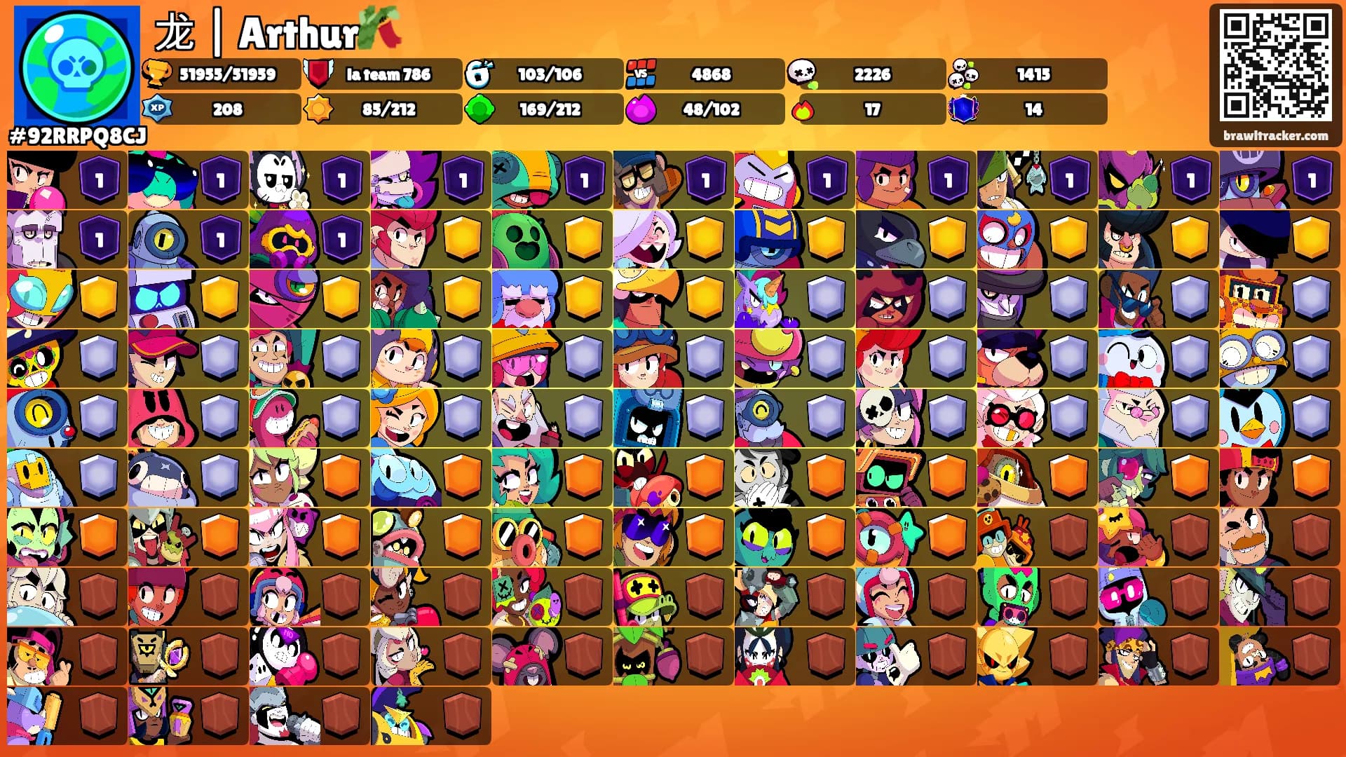 龙 | Arthur🎋's Ranks