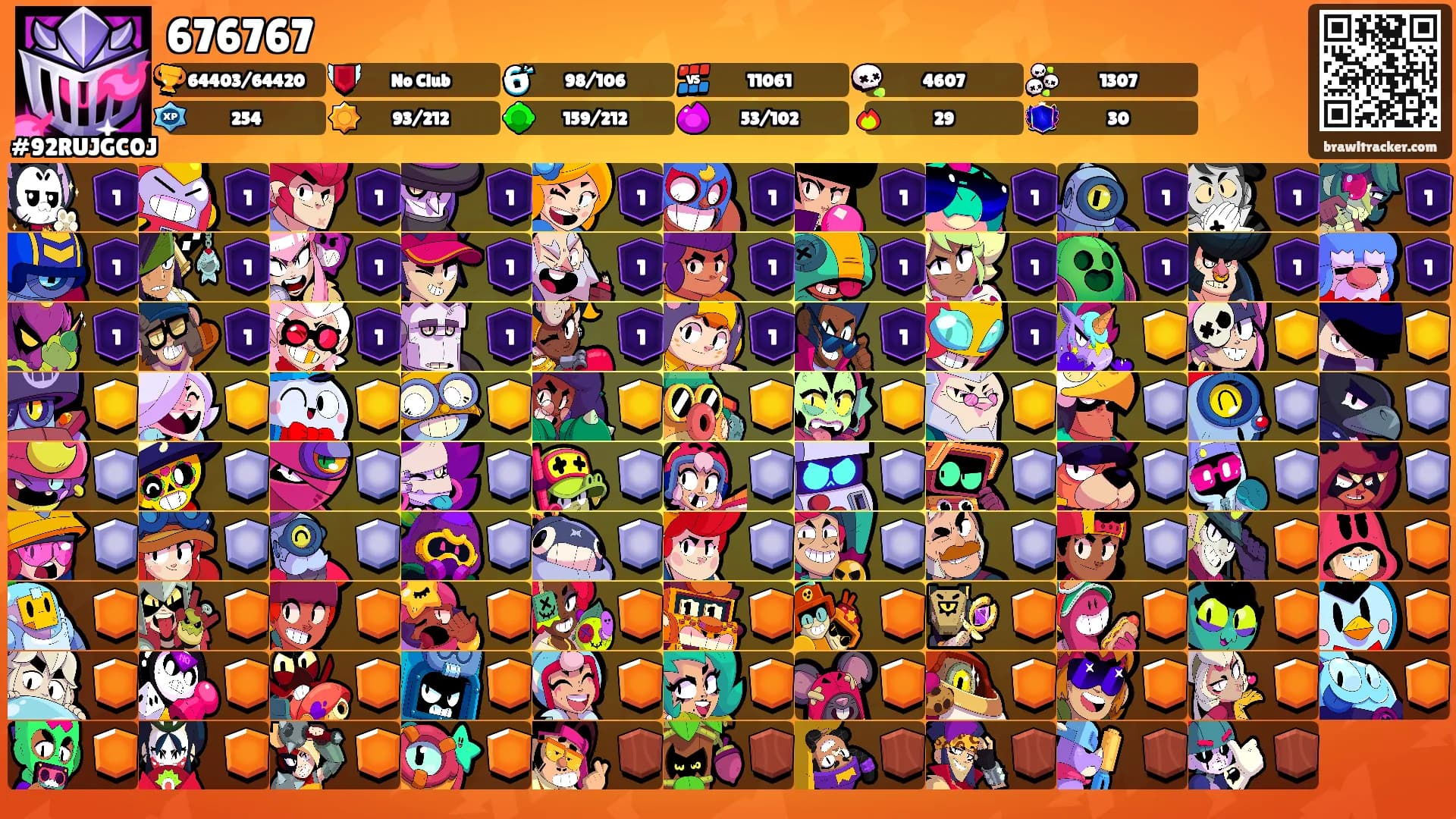 676767's Ranks
