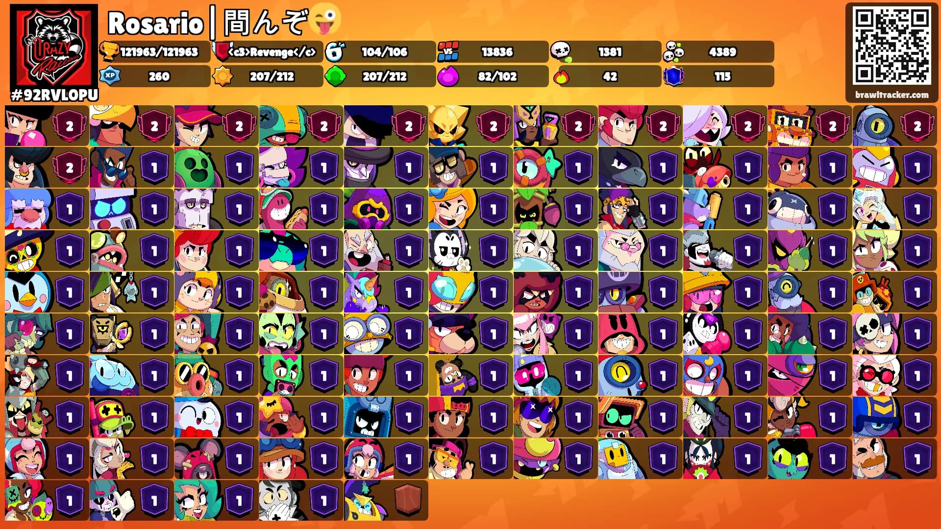 Rosario|間んぞ😜's Ranks