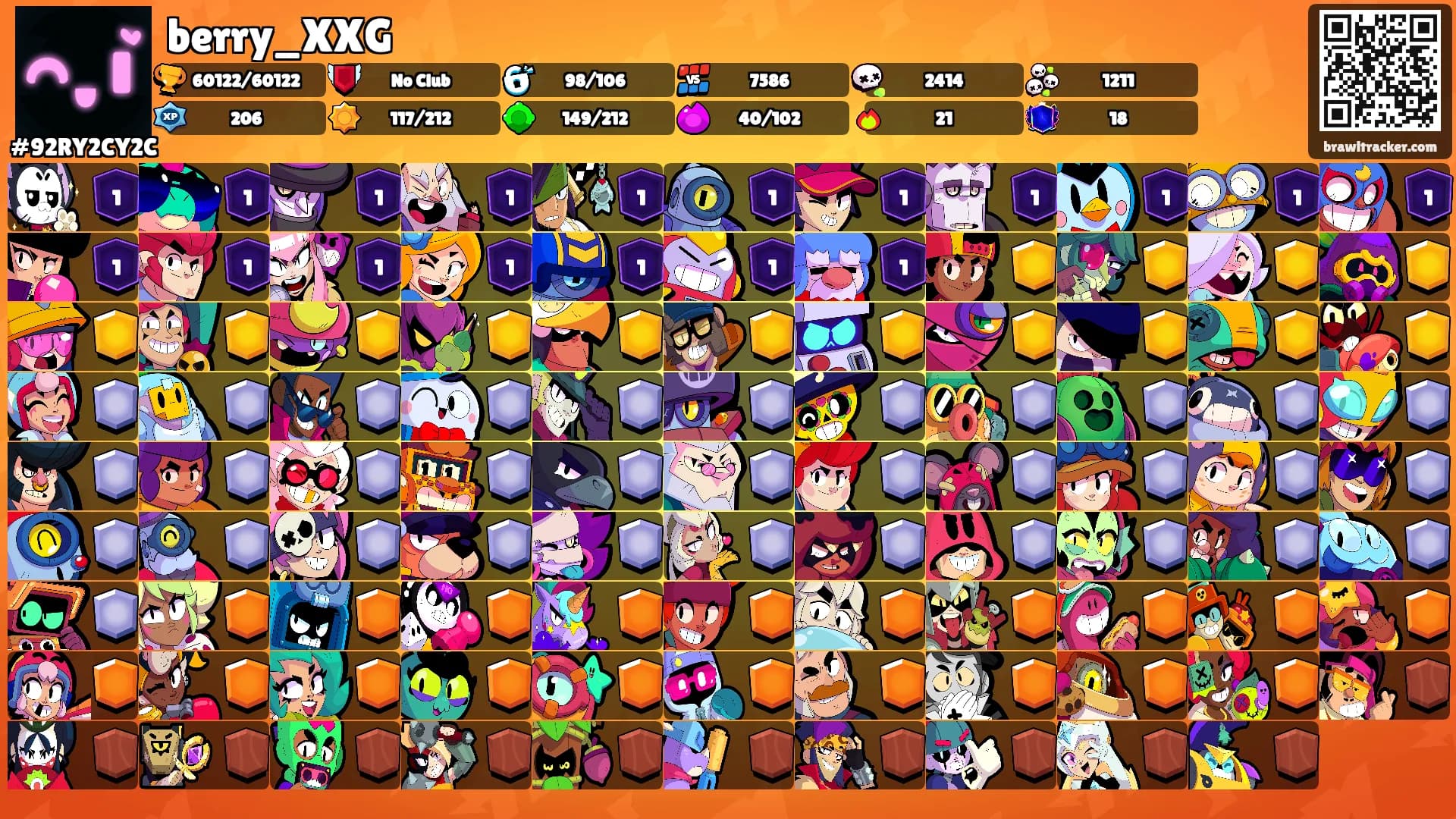 berry_XXG's Ranks