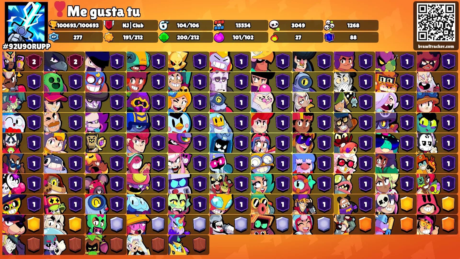 ❣️Me gusta tu's Ranks