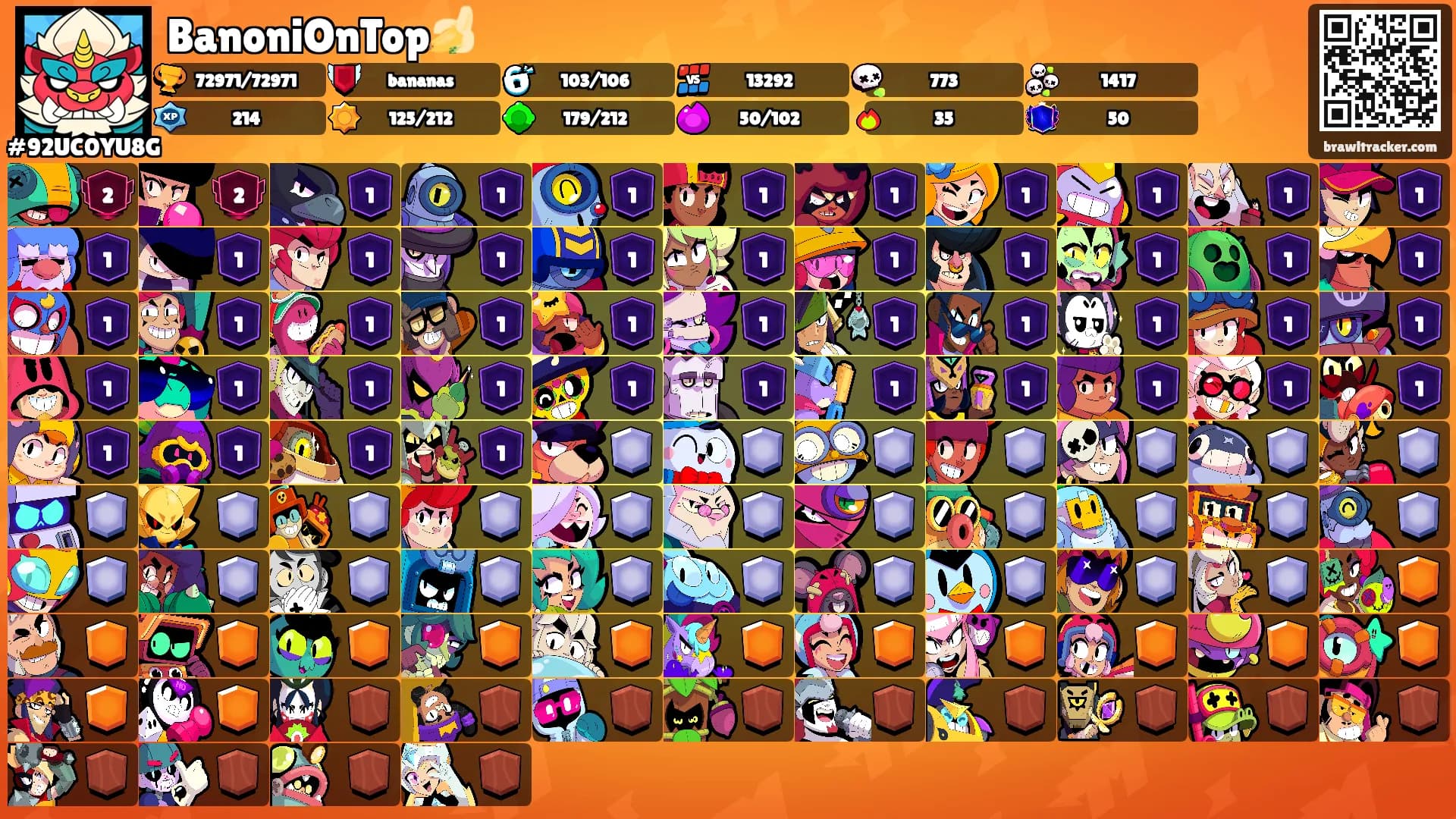 BanoniOnTop🍌's Ranks