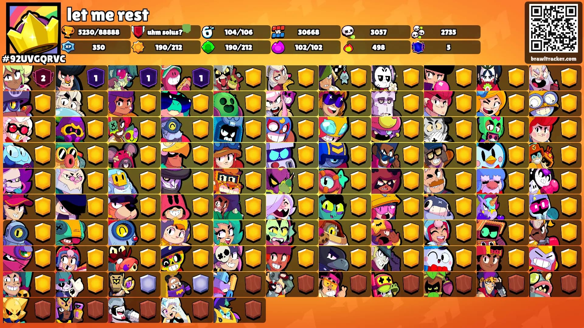 let me rest's Ranks