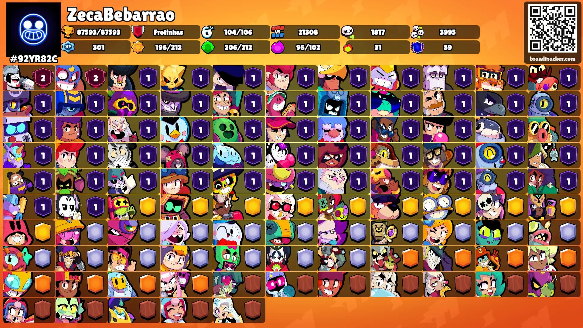 ZecaBebarrao's Ranks