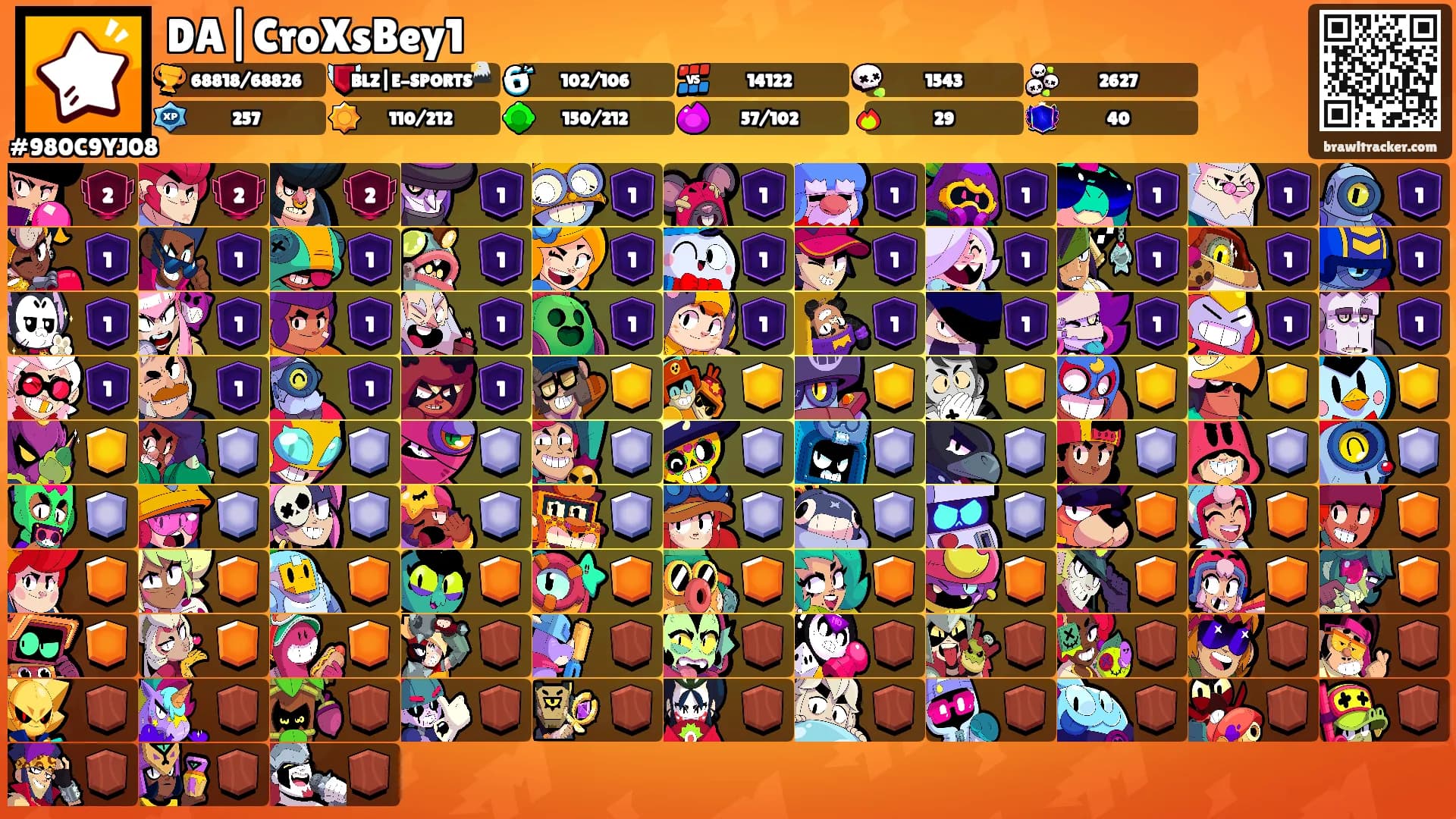 DA|CroXsBey1's Ranks