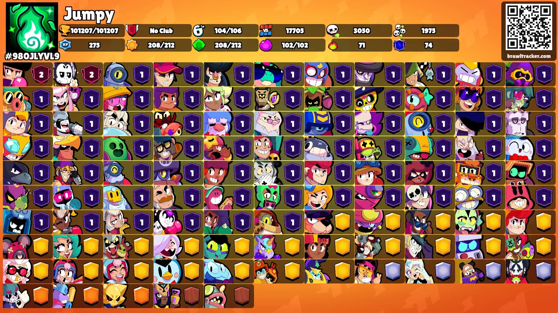 Jumpy's Ranks