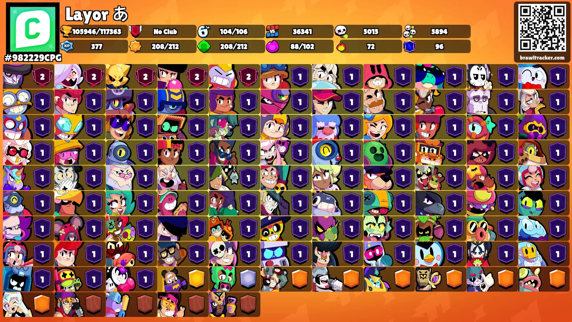 Layor あ's Ranks