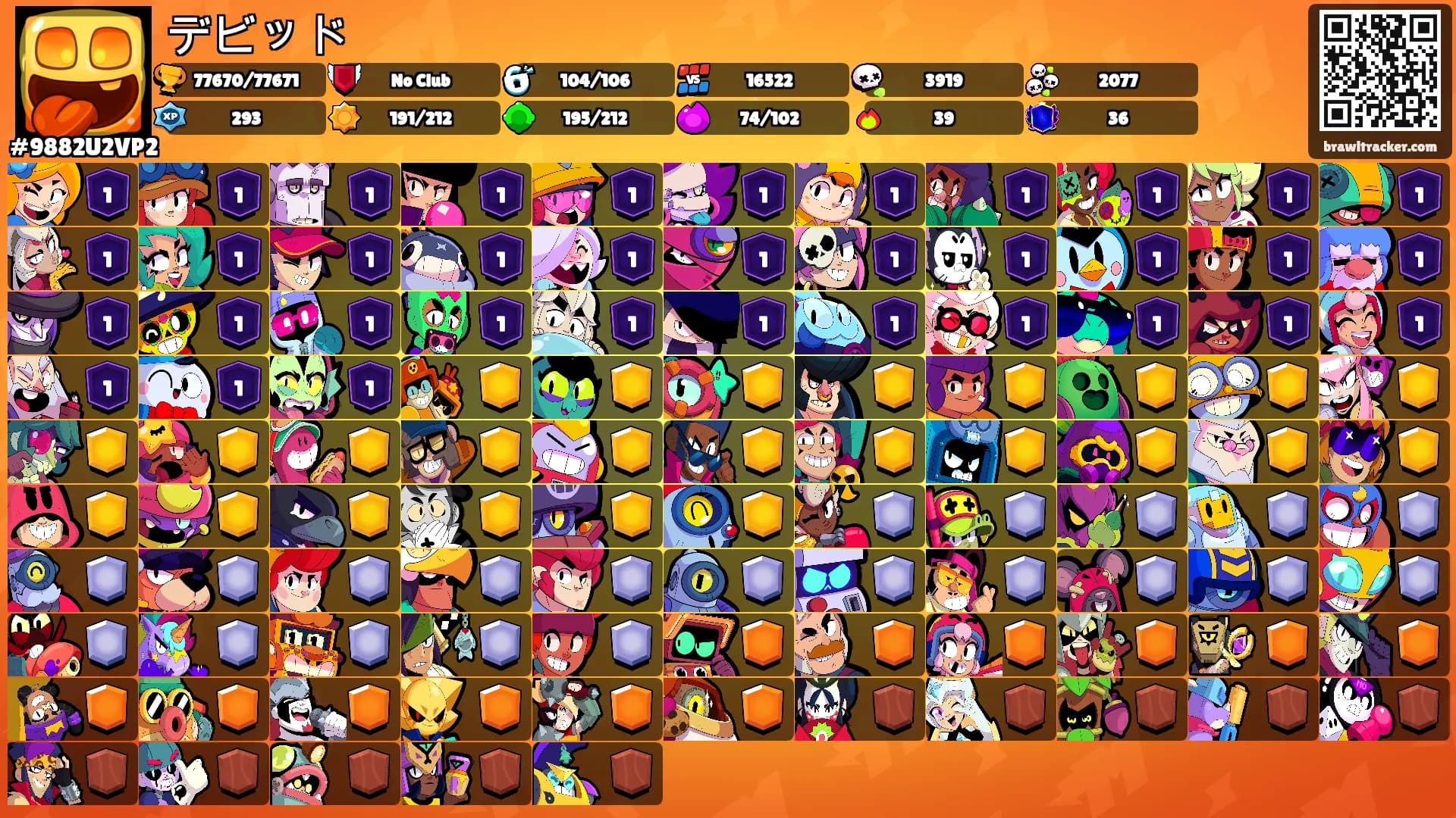 デビッド's Ranks
