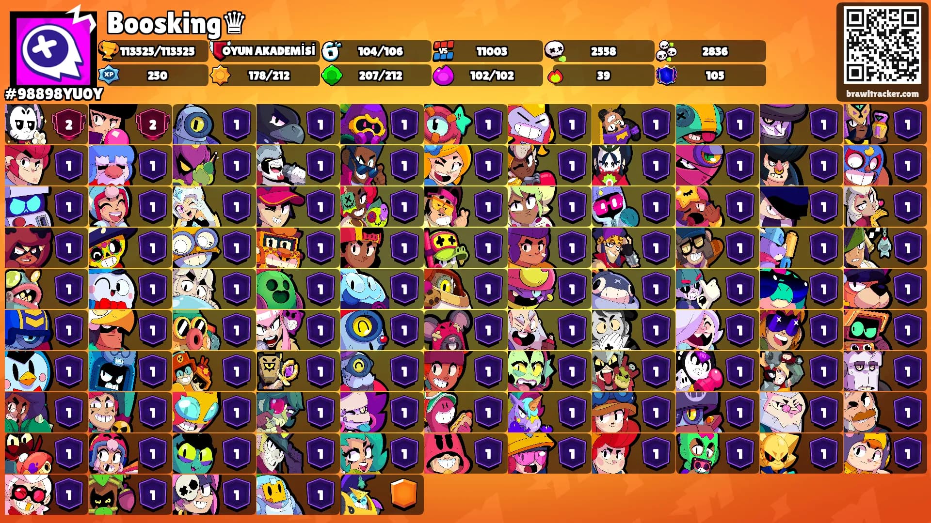 Boosking♛'s Ranks