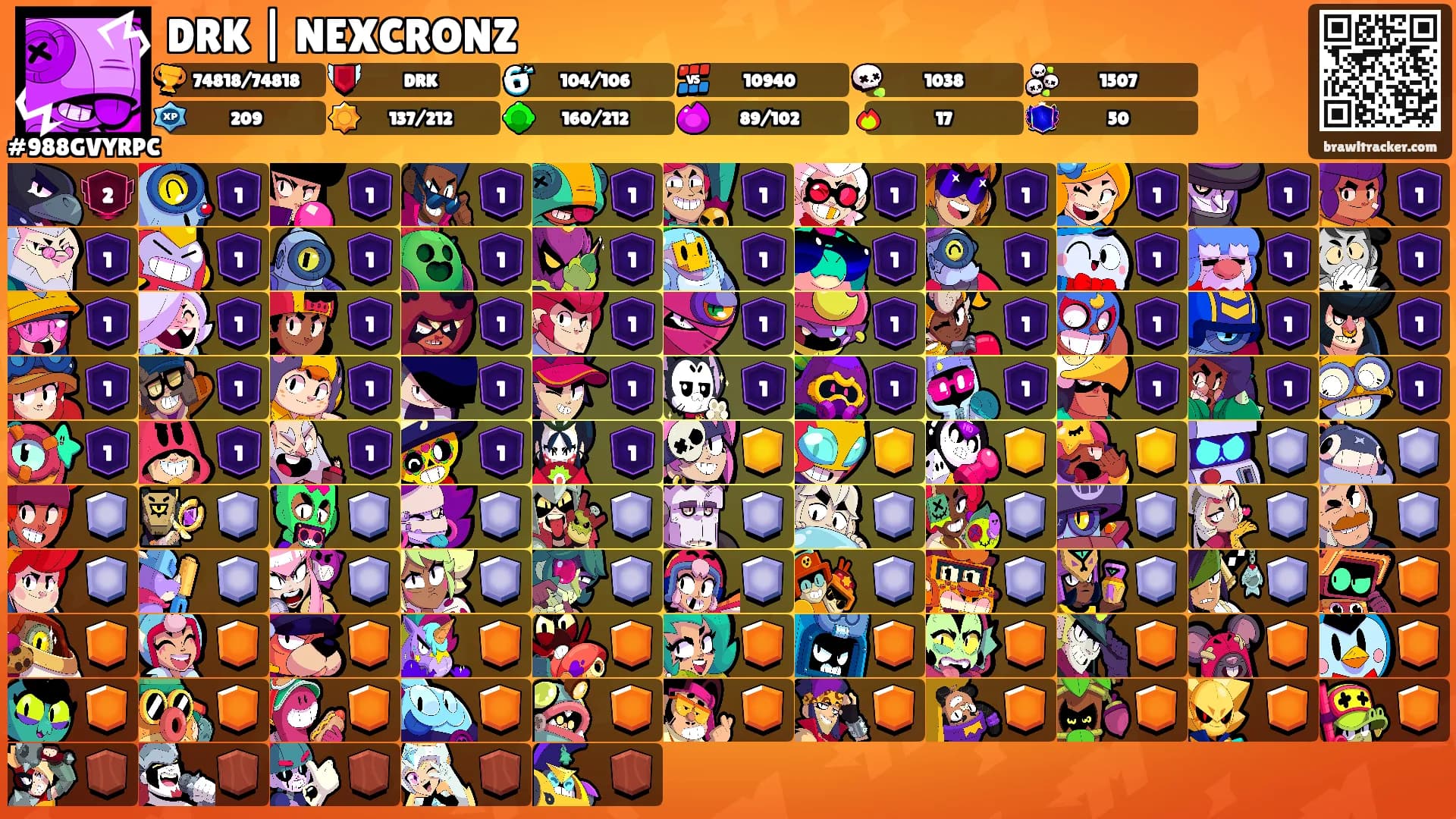 DRK | NEXCRONZ's Ranks