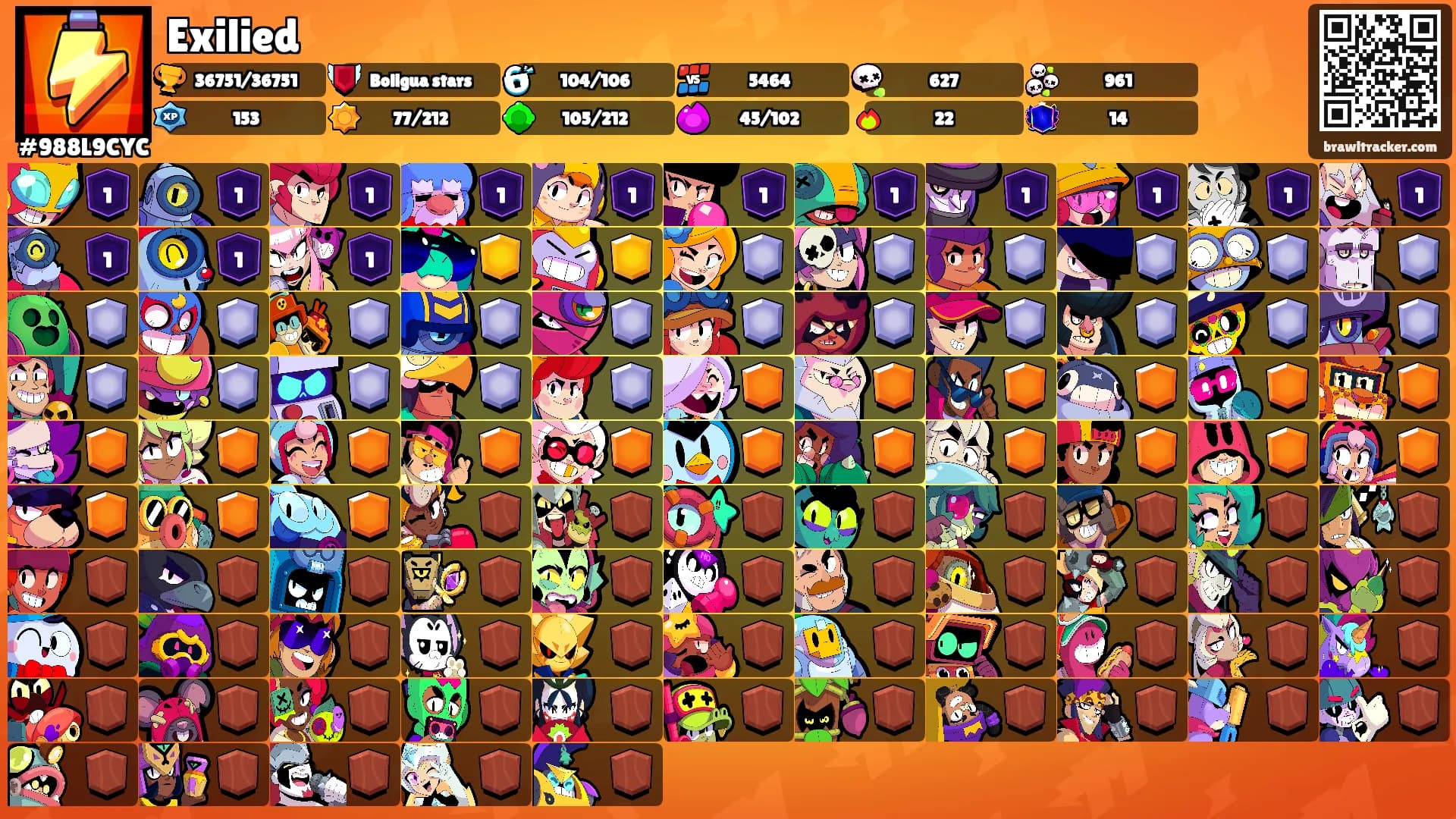 Exilied's Ranks