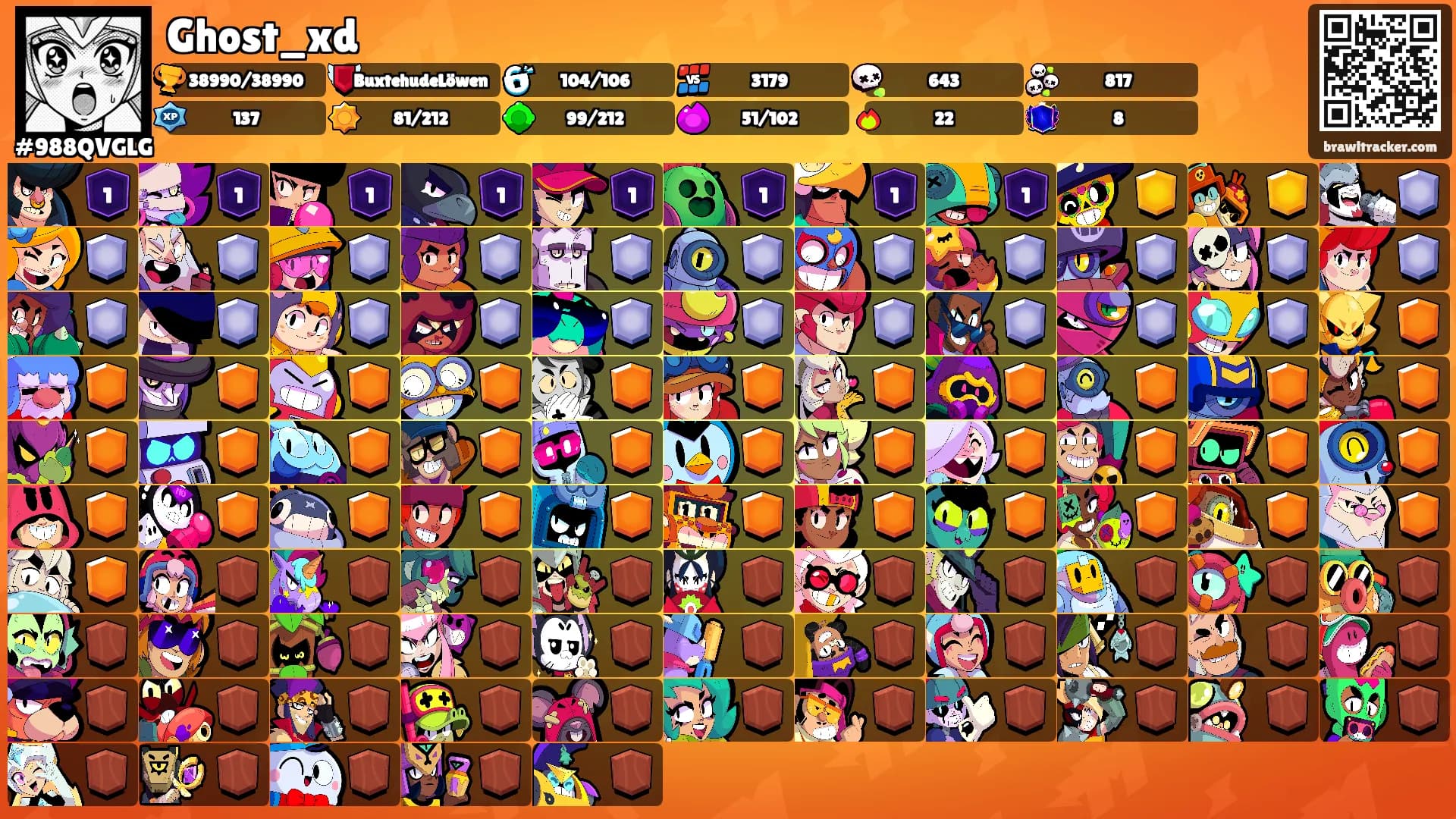 Ghost_xd's Ranks