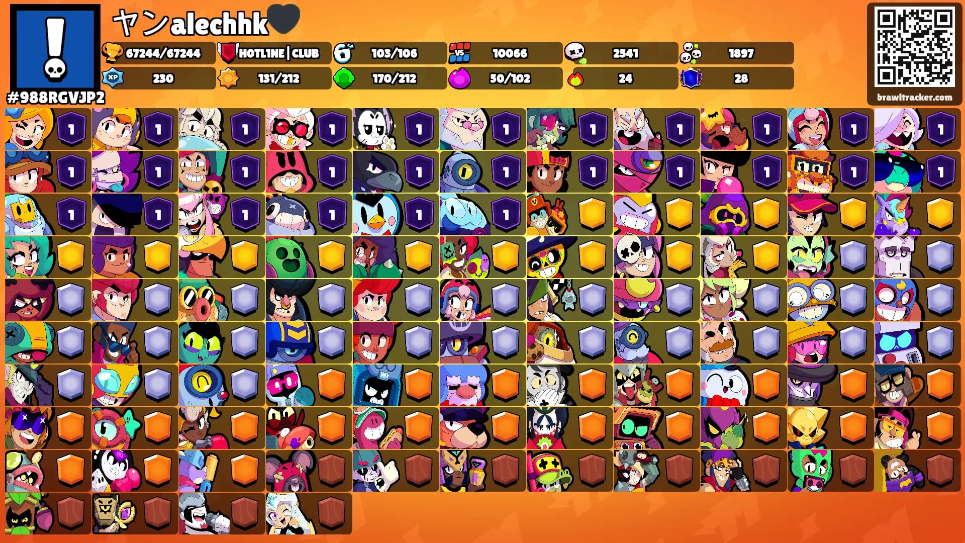 ヤンalechhk🖤's Ranks