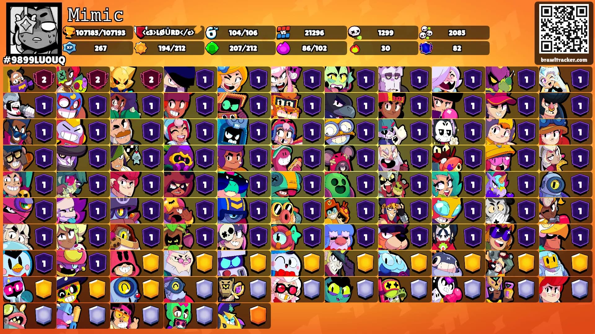 𝙼𝚒𝚖𝚒𝚌's Ranks