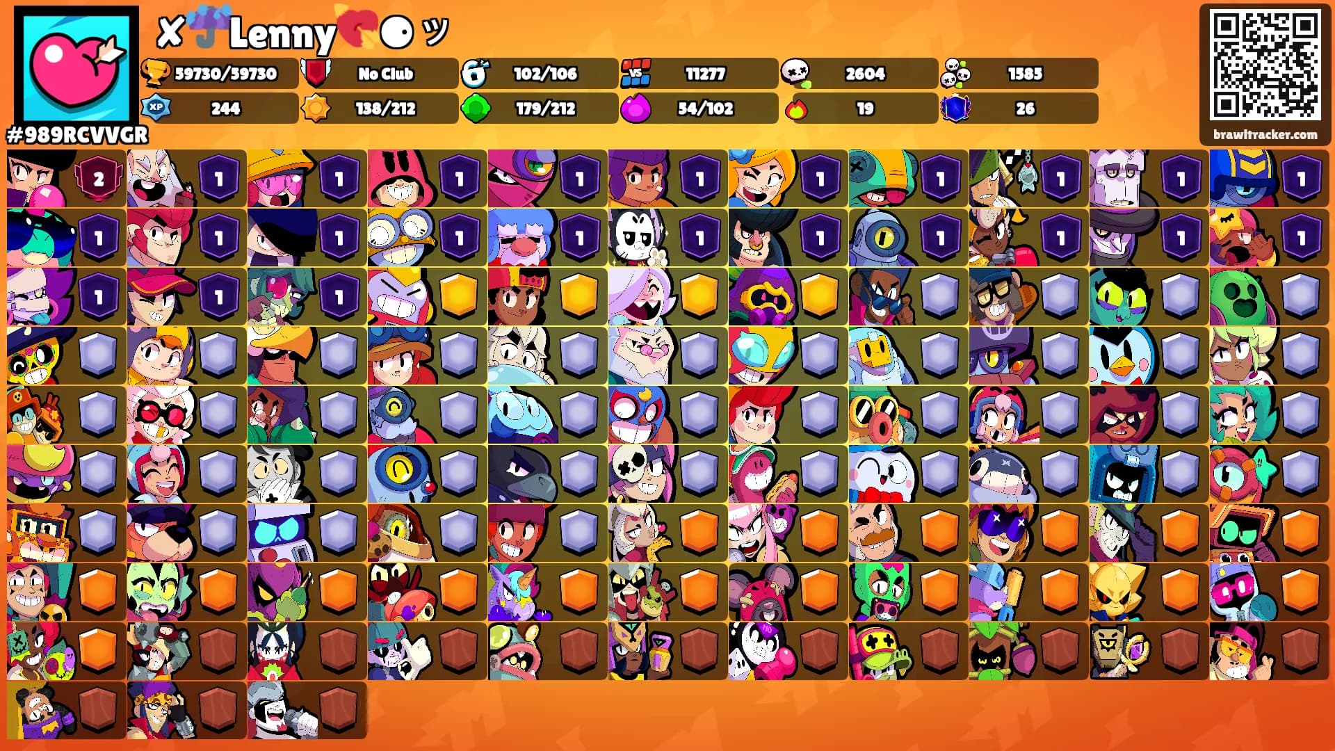 ✘☔︎︎Lenny💘⚈ッ's Ranks