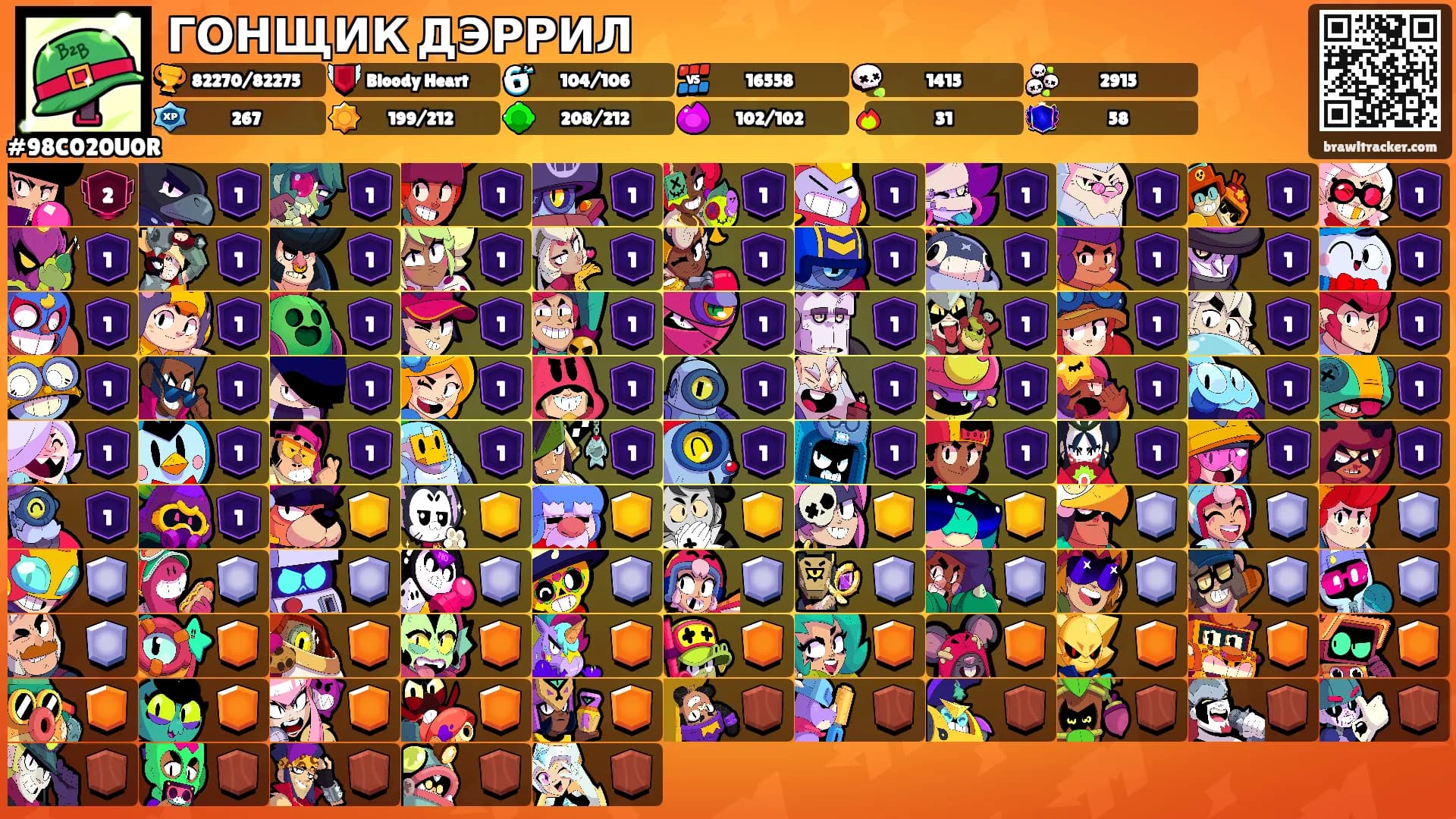 ГОНЩИК ДЭРРИЛ's Ranks