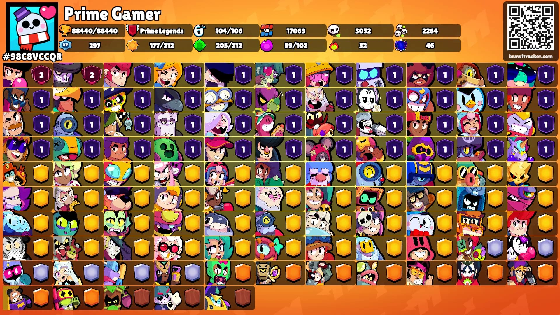 Prime Gamer's Ranks