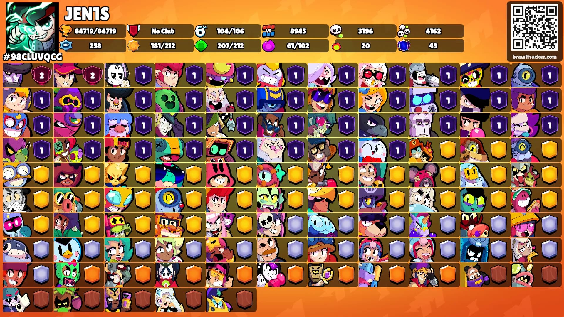 JEN1S's Ranks
