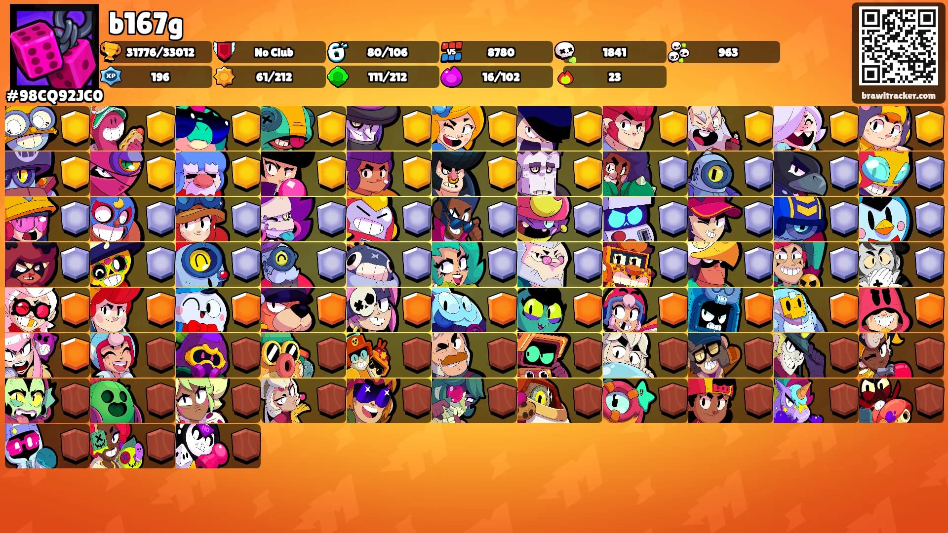b167g's Ranks