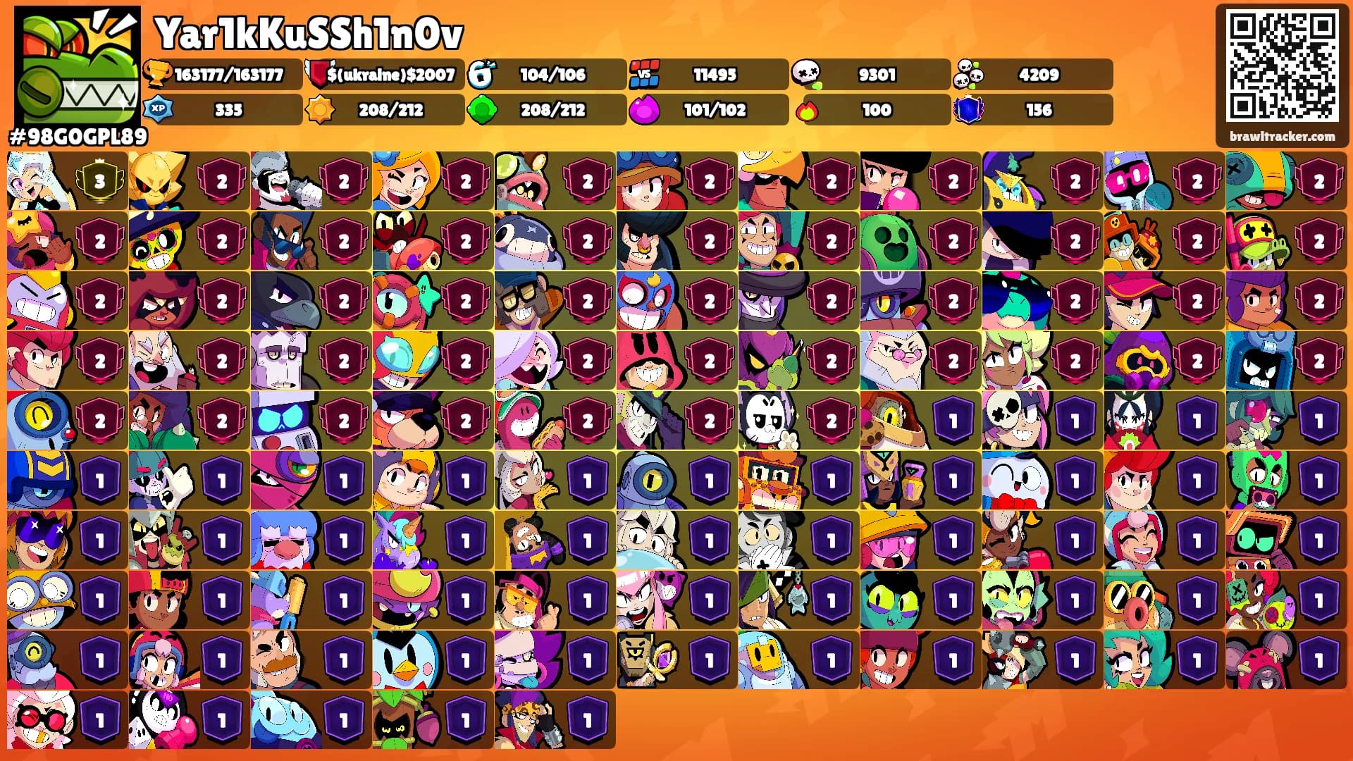 Yar1kKuSSh1n0v's Ranks