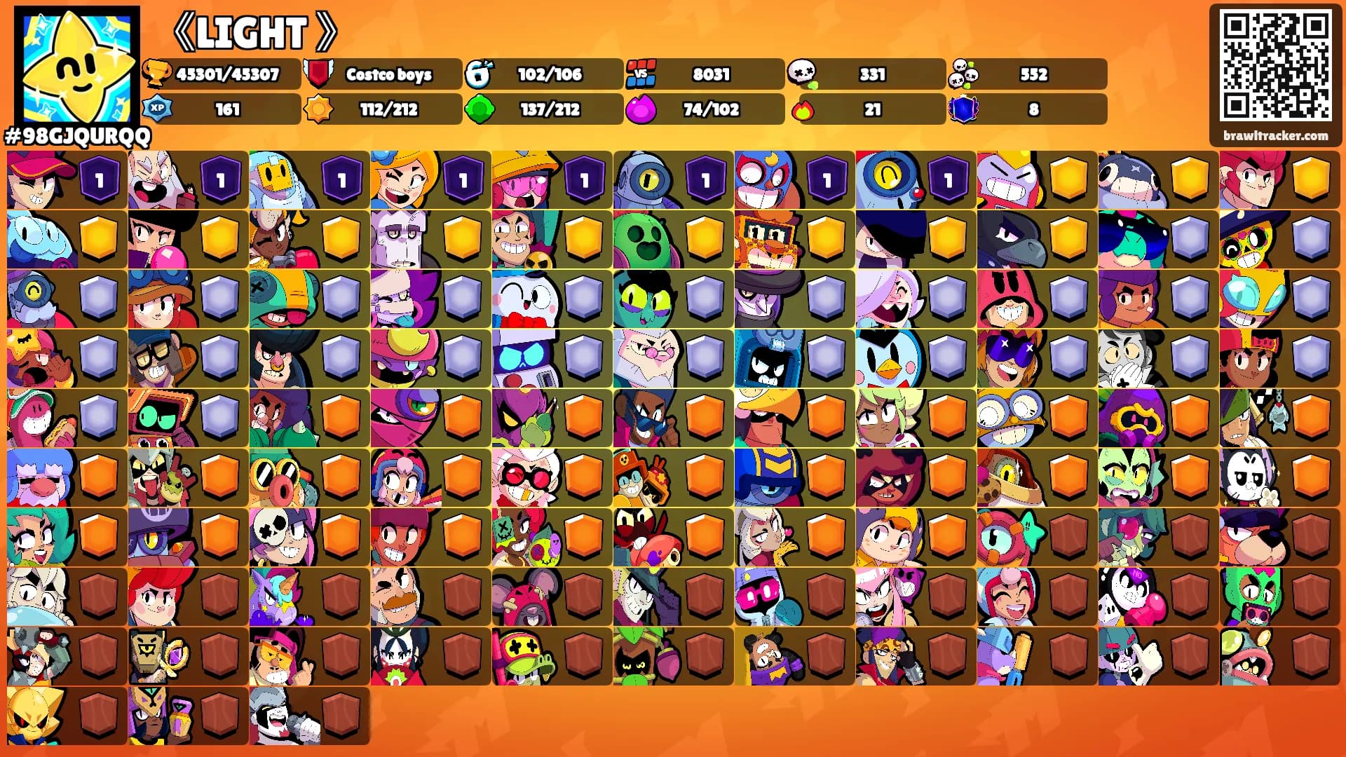 《LIGHT 》's Ranks