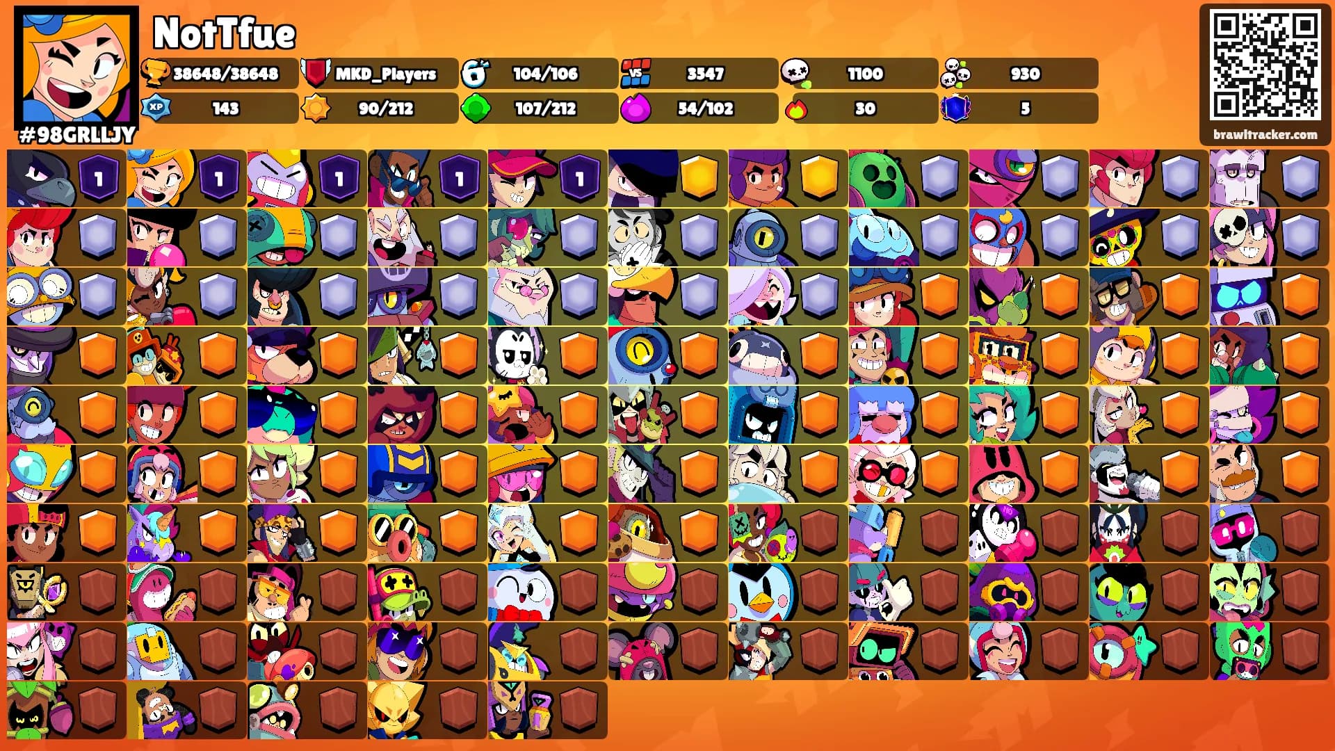 NotTfue's Ranks