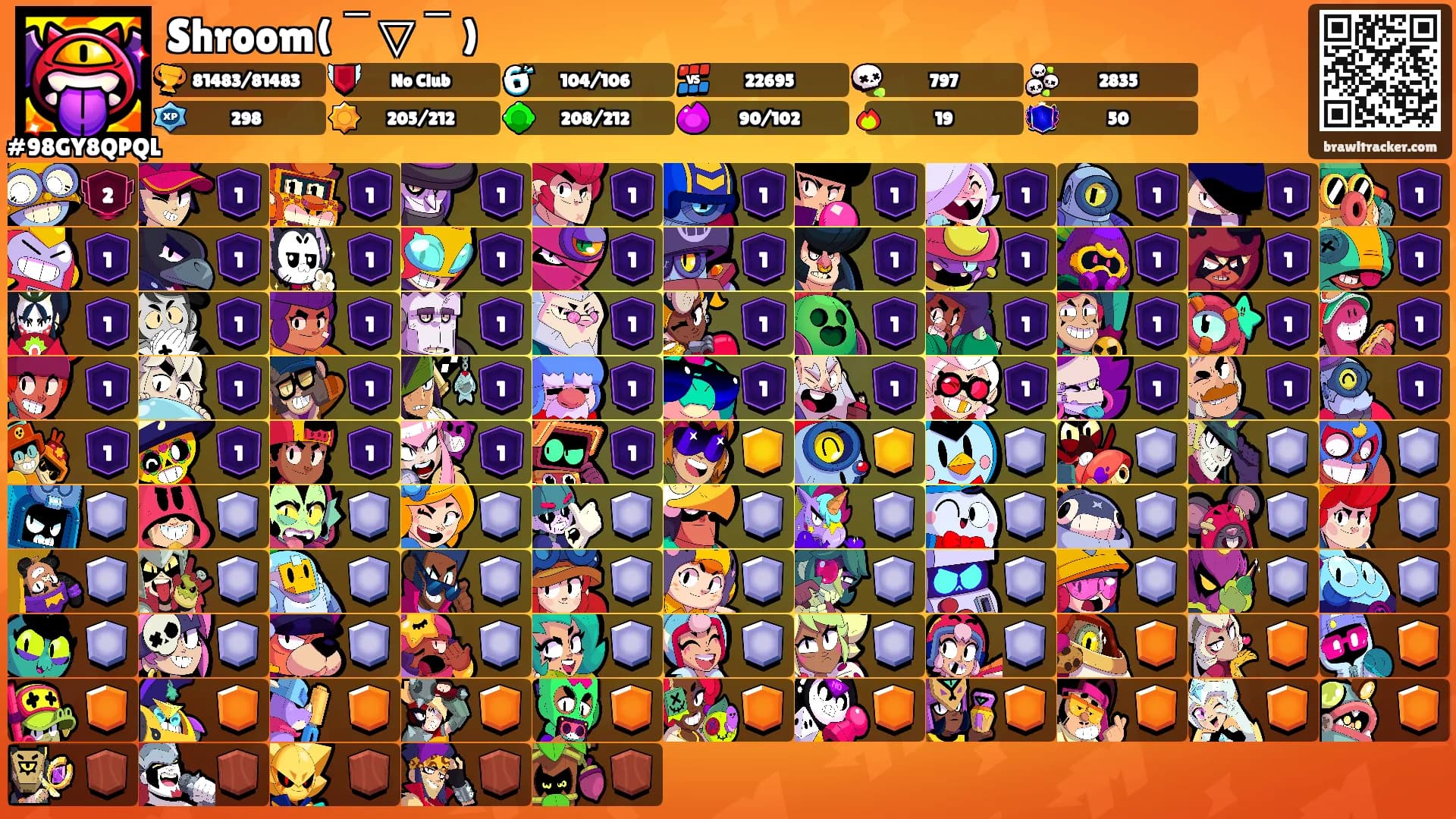 Shroom(￣▽￣)'s Ranks