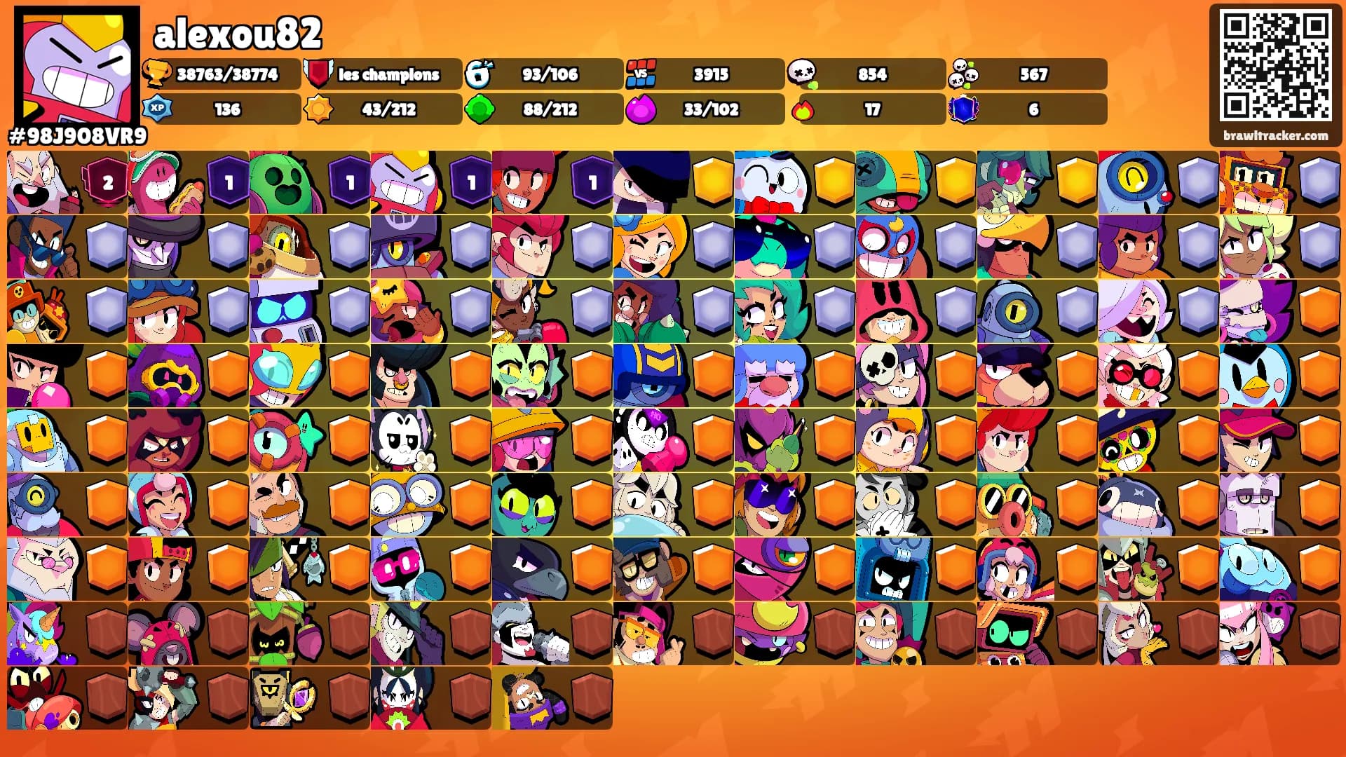 alexou82's Ranks