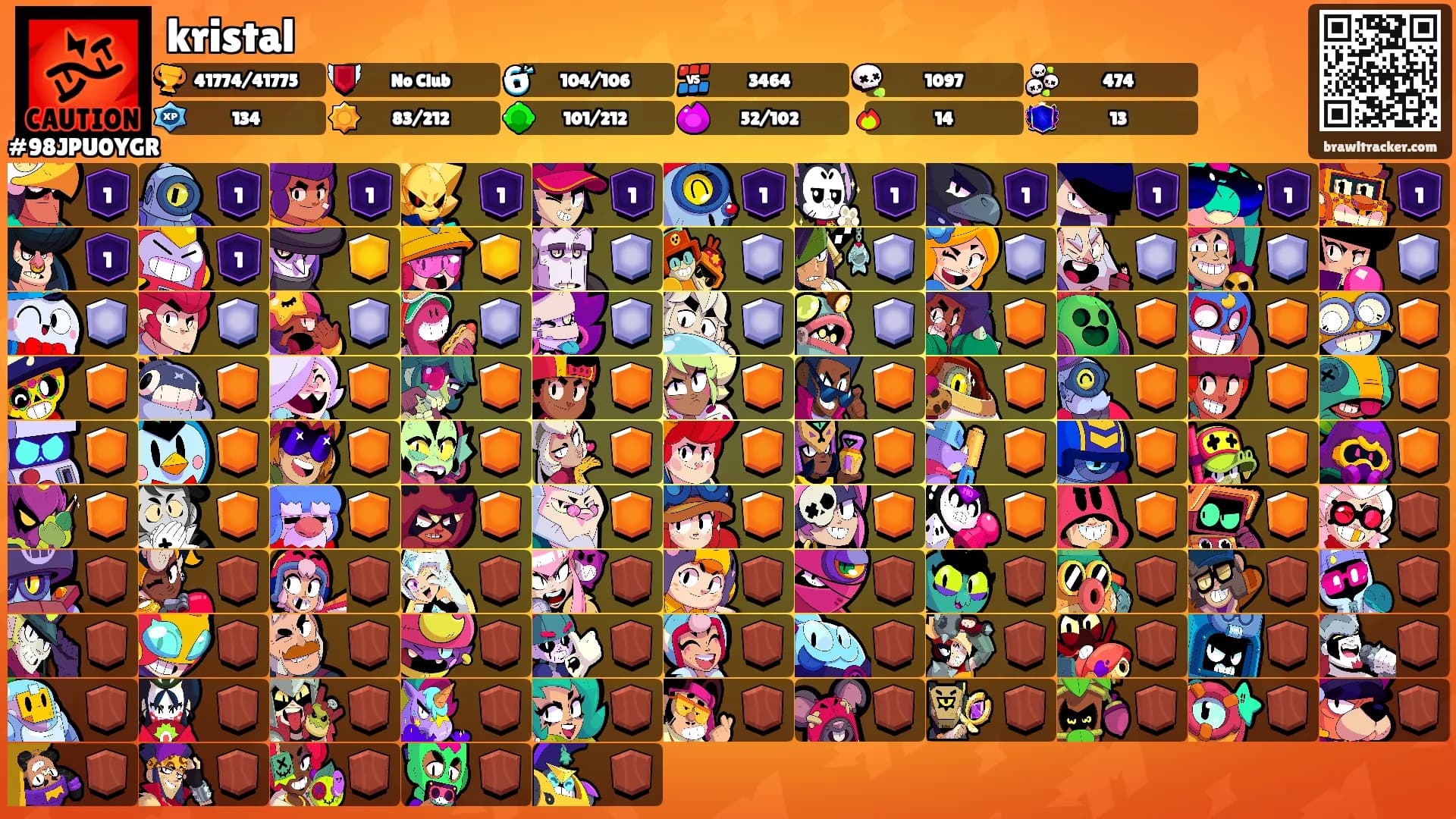 kristal's Ranks