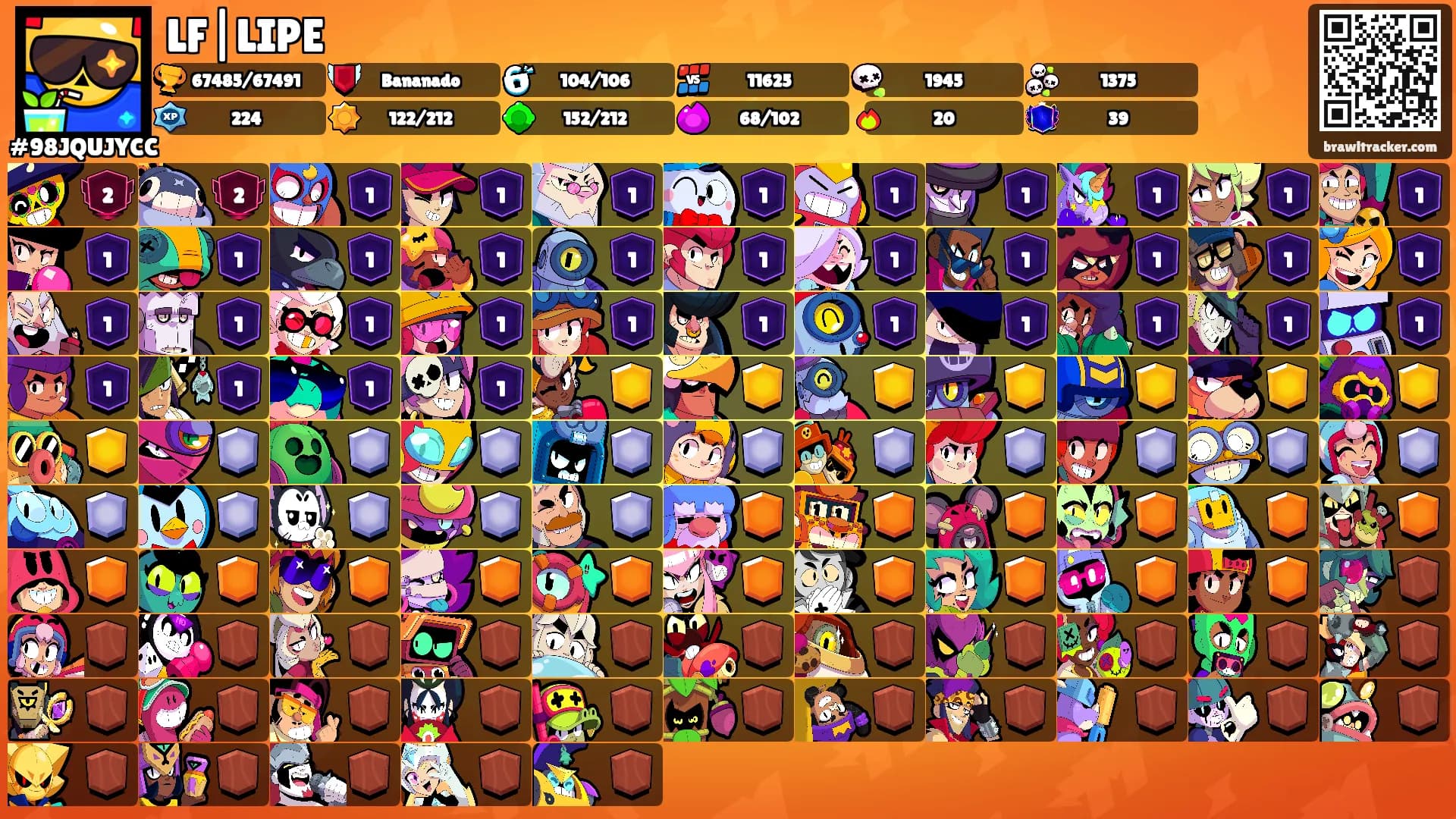 LF|LIPE's Ranks