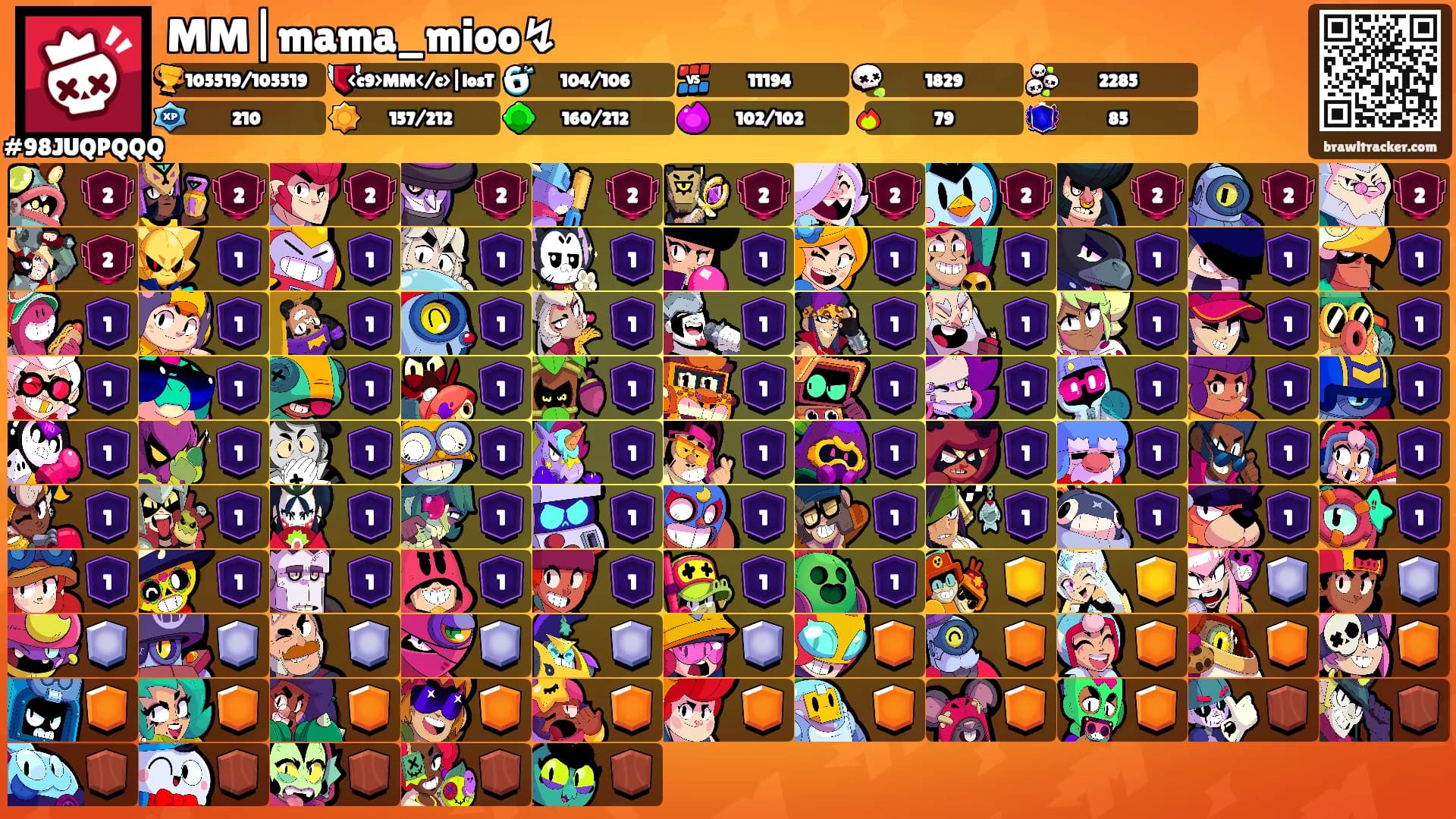 MM|mama_mioo↯'s Ranks