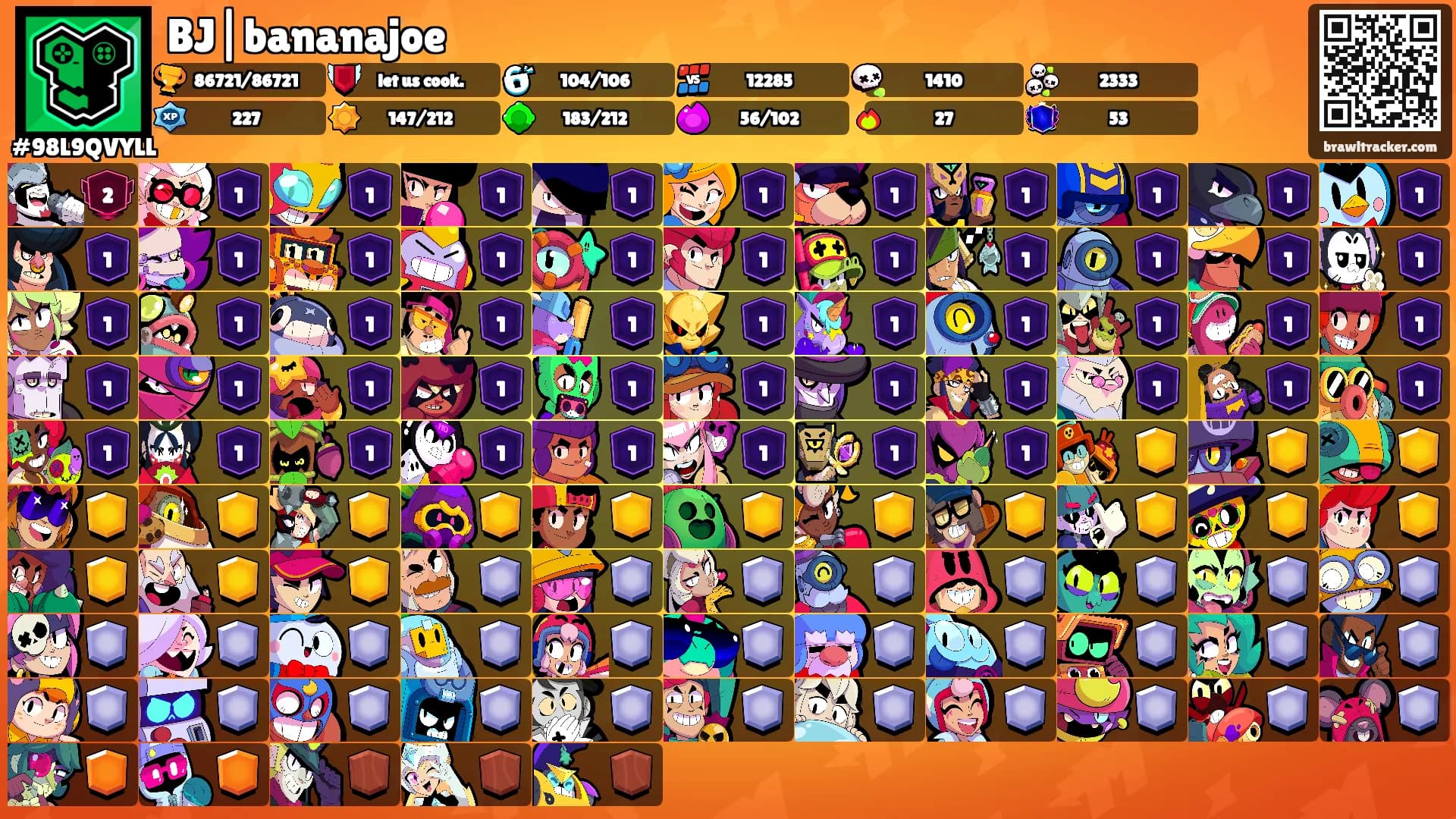 BJ|bananajoe's Ranks