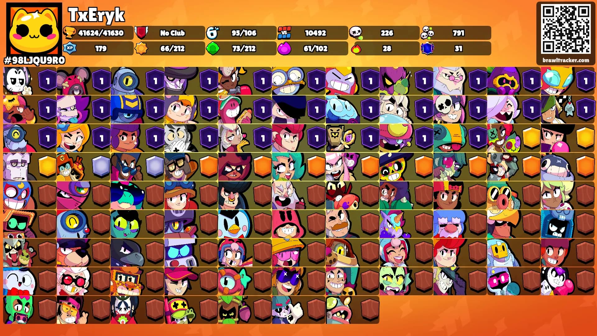 TxEryk's Ranks