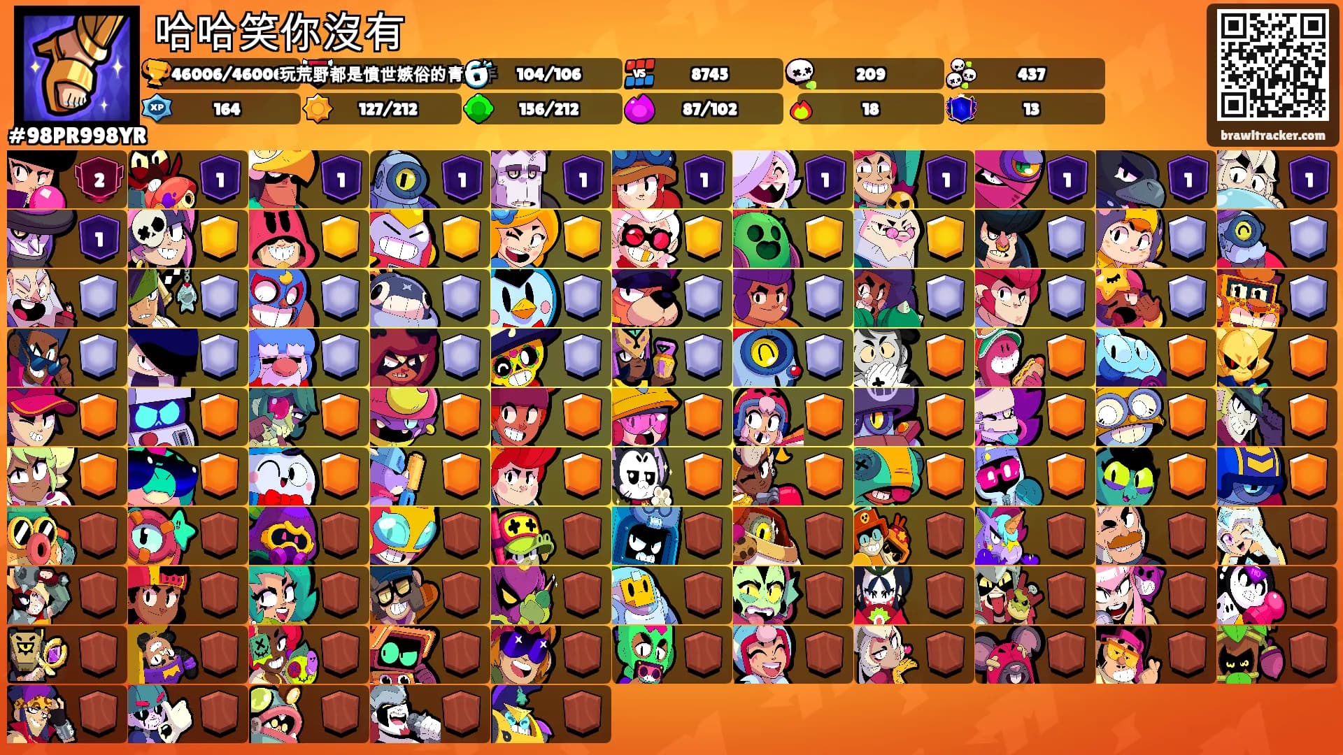 哈哈笑你沒有's Ranks
