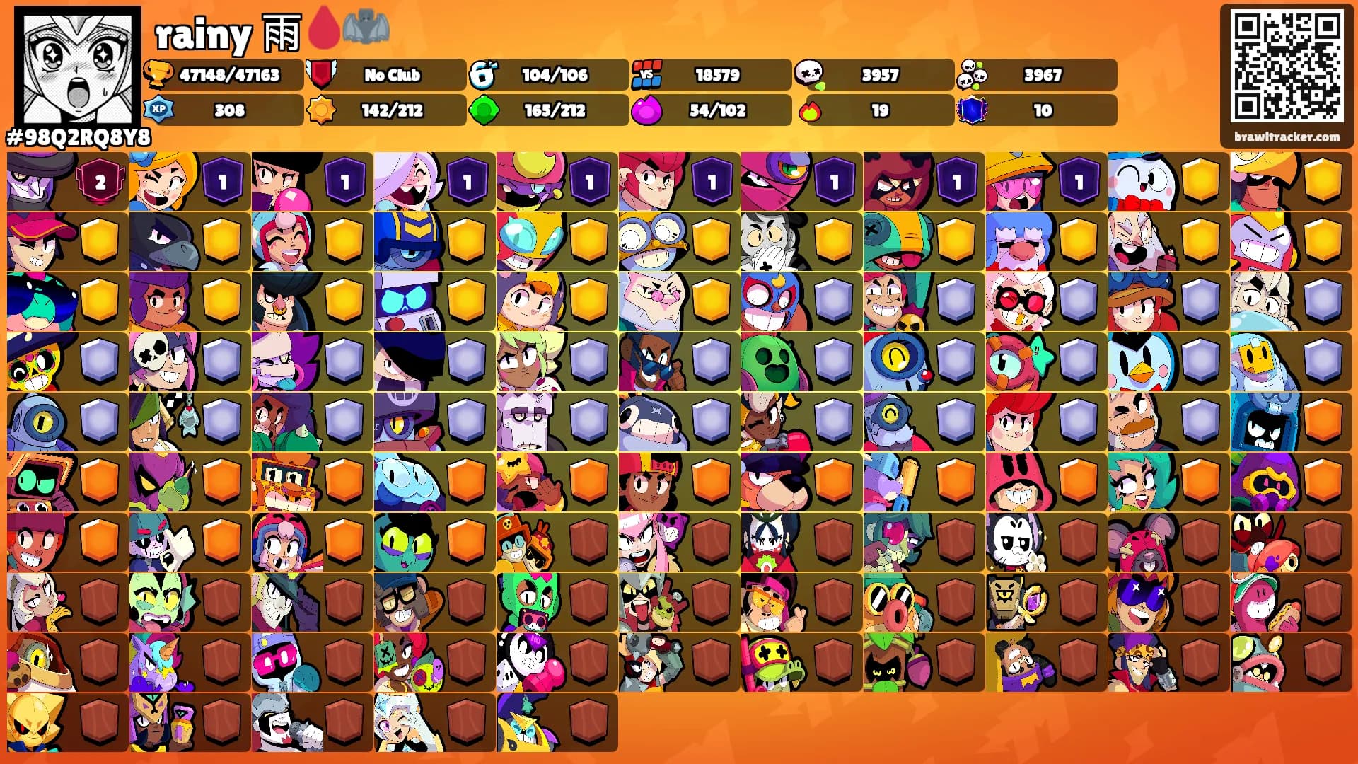 rainy 雨🩸🦇's Ranks