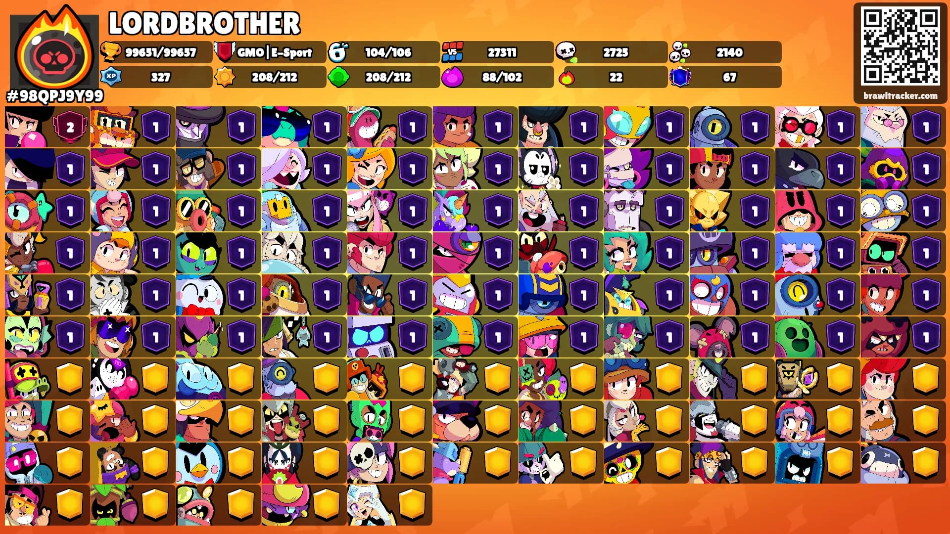 LORDBROTHER's Ranks