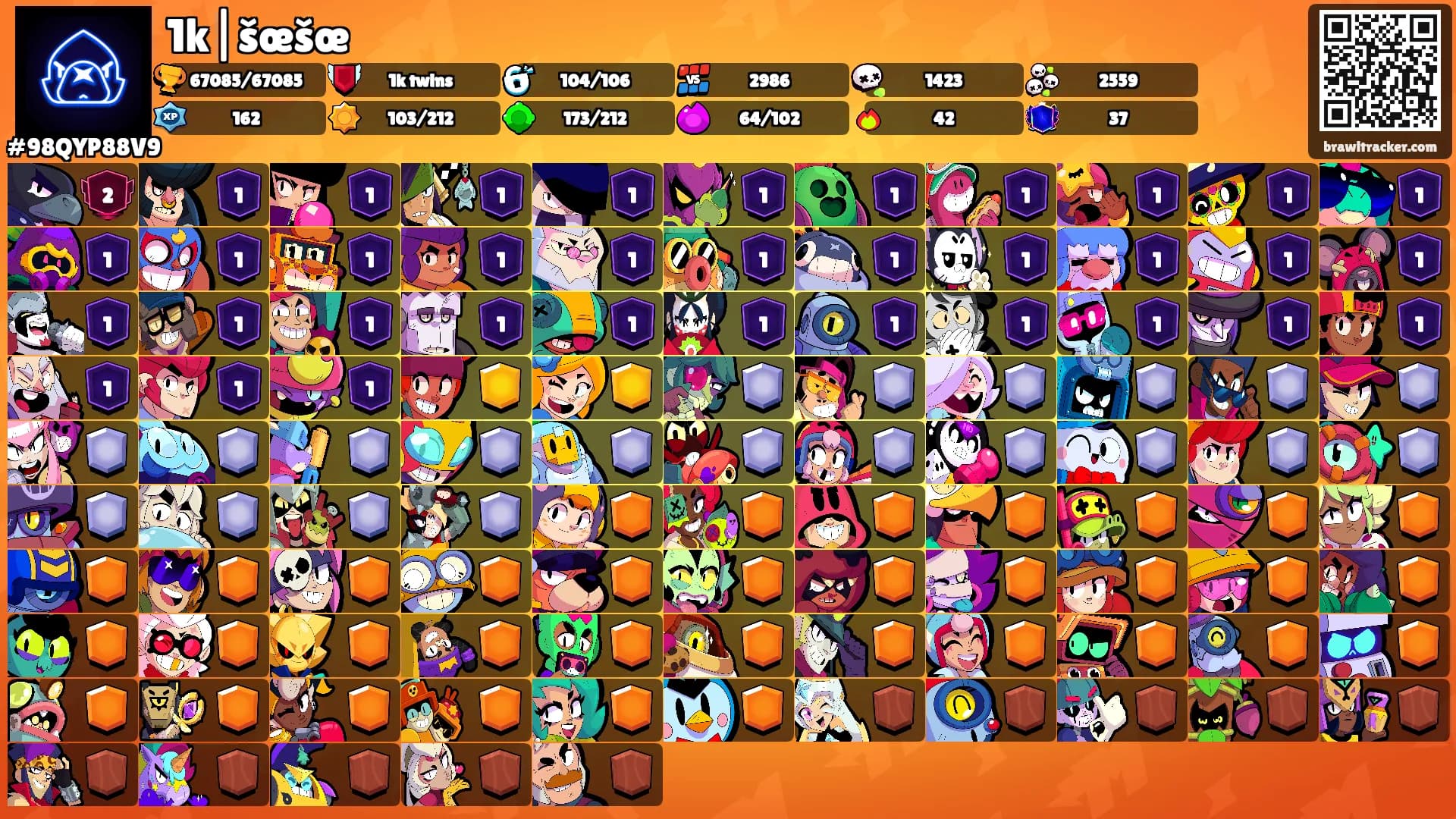 1k|šœšœ's Ranks